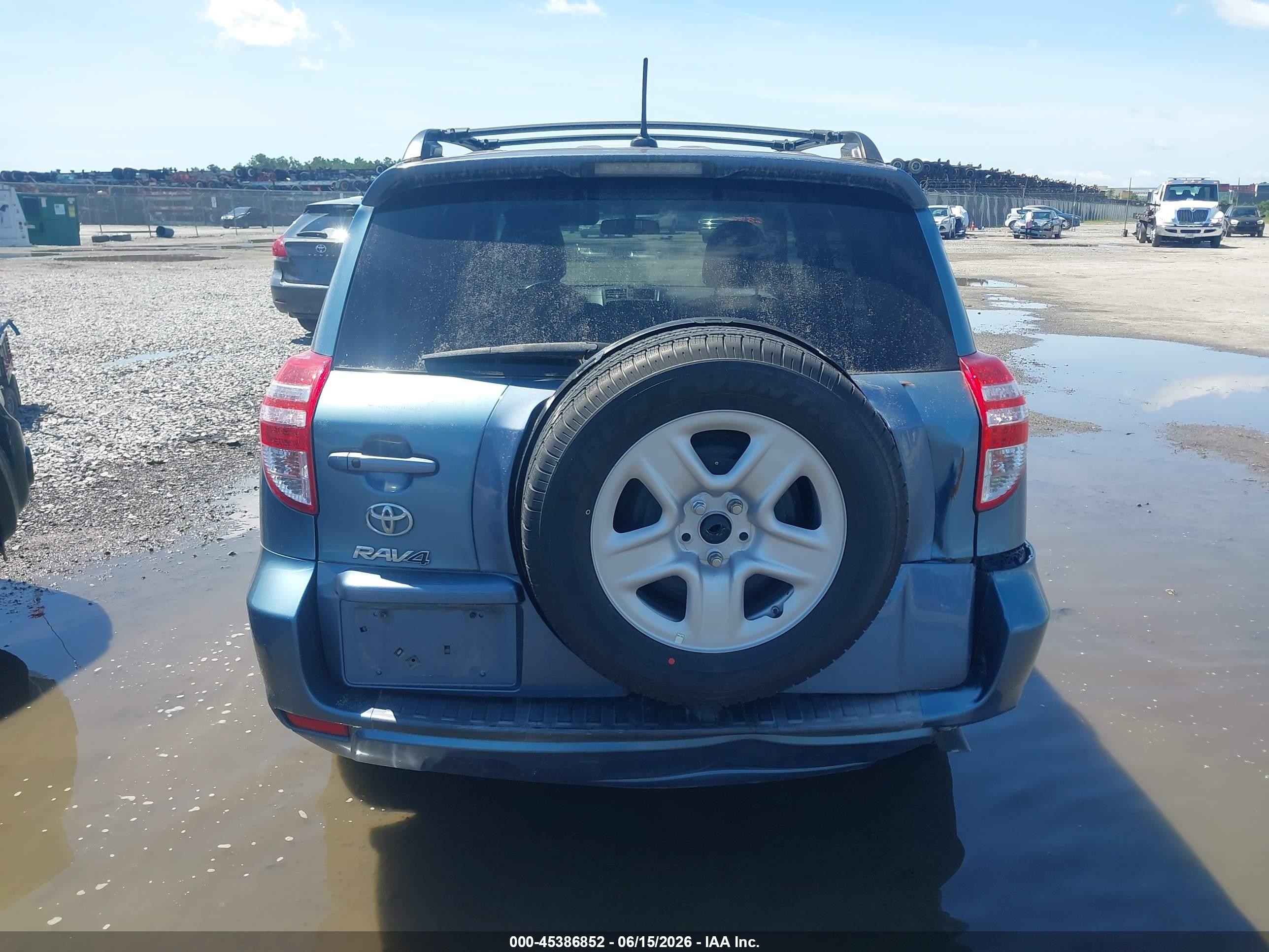 2011 Toyota Rav4 Limited V6 Light Blue vin: 2T3YK4DV4BW010815