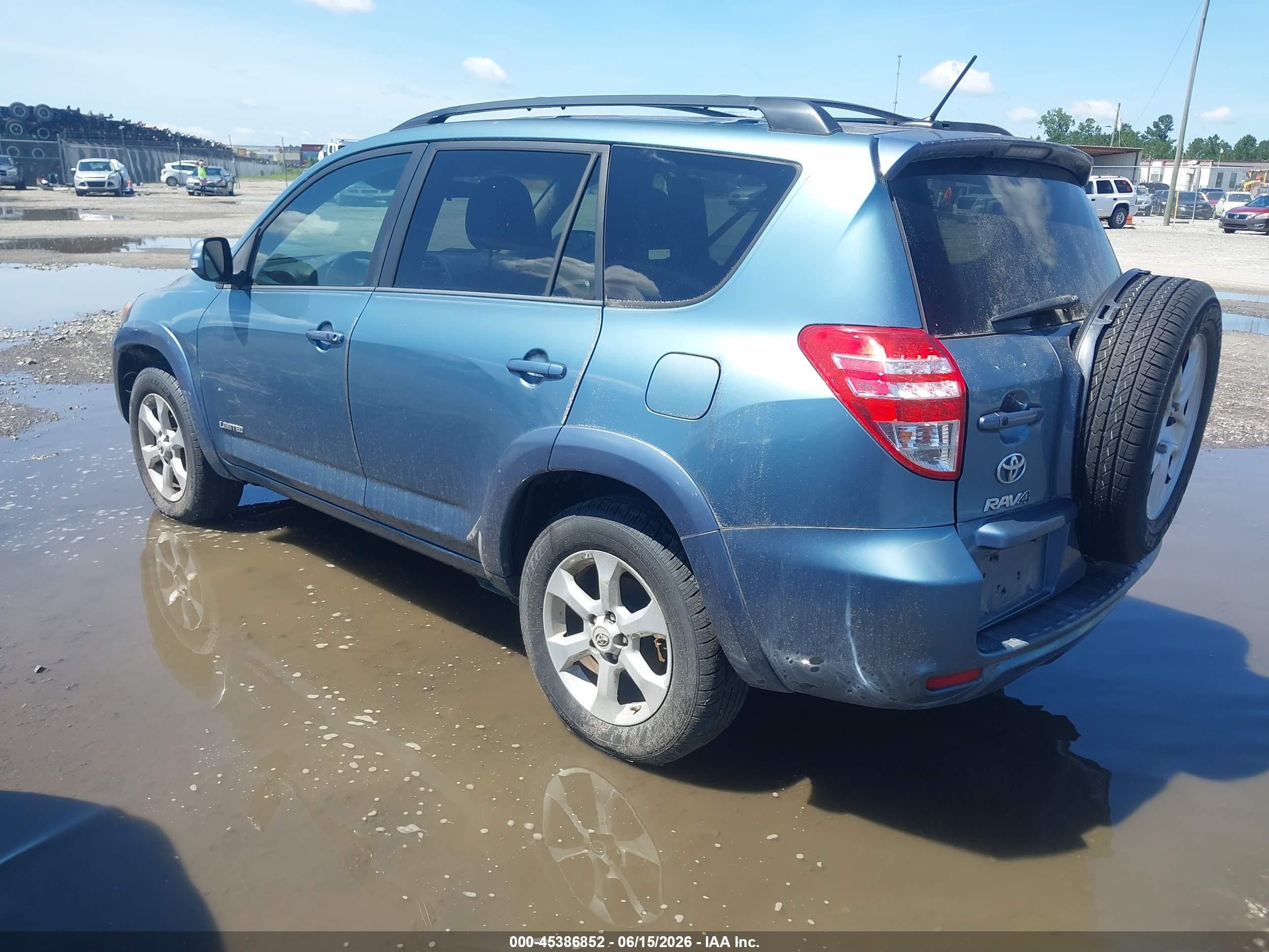 2011 Toyota Rav4 Limited V6 Light Blue vin: 2T3YK4DV4BW010815
