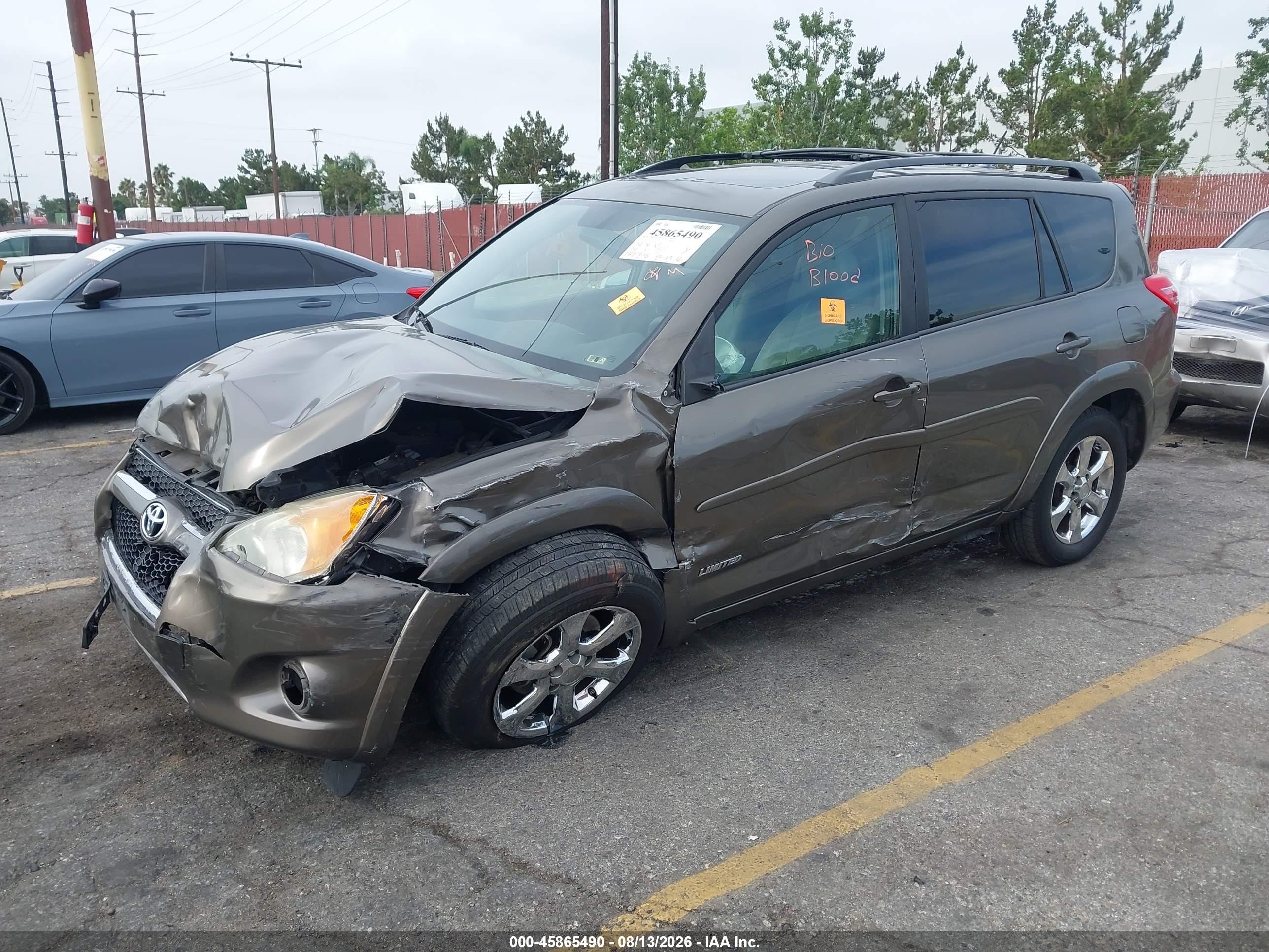 2011 Toyota Rav4 Limited V6 Brown vin: 2T3YK4DV5BW009799