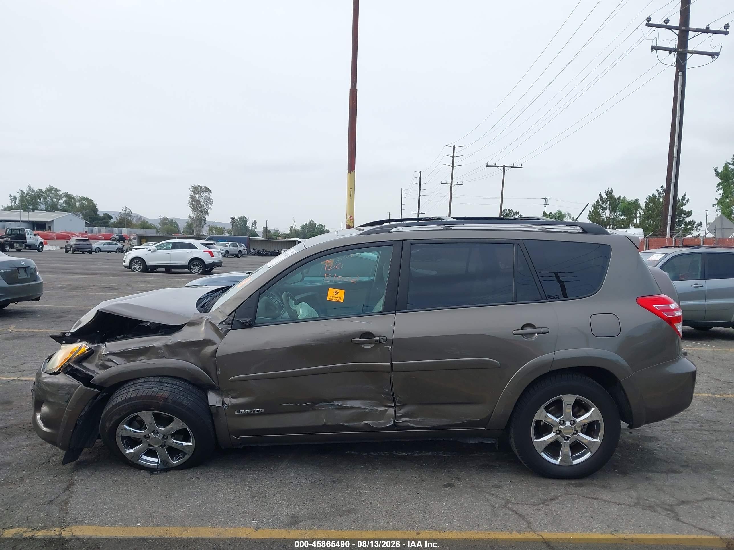 2011 Toyota Rav4 Limited V6 Brown vin: 2T3YK4DV5BW009799