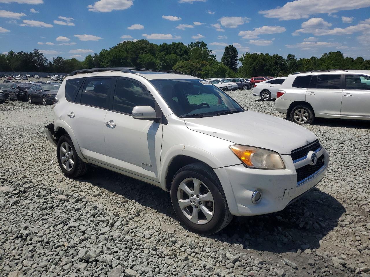 2012 Toyota Rav4 Spt White vin: 2T3YK4DV5CW019220