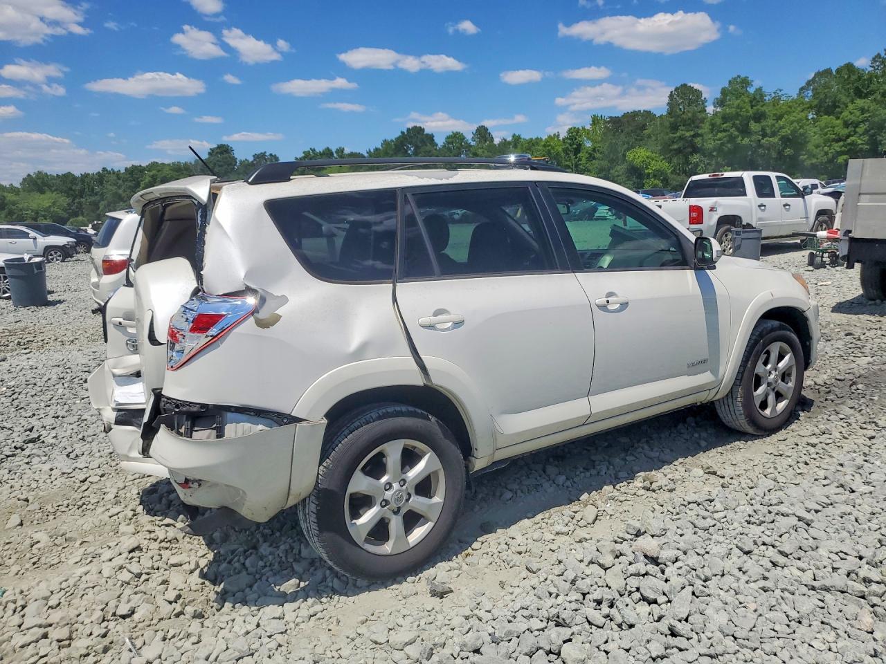2012 Toyota Rav4 Spt White vin: 2T3YK4DV5CW019220