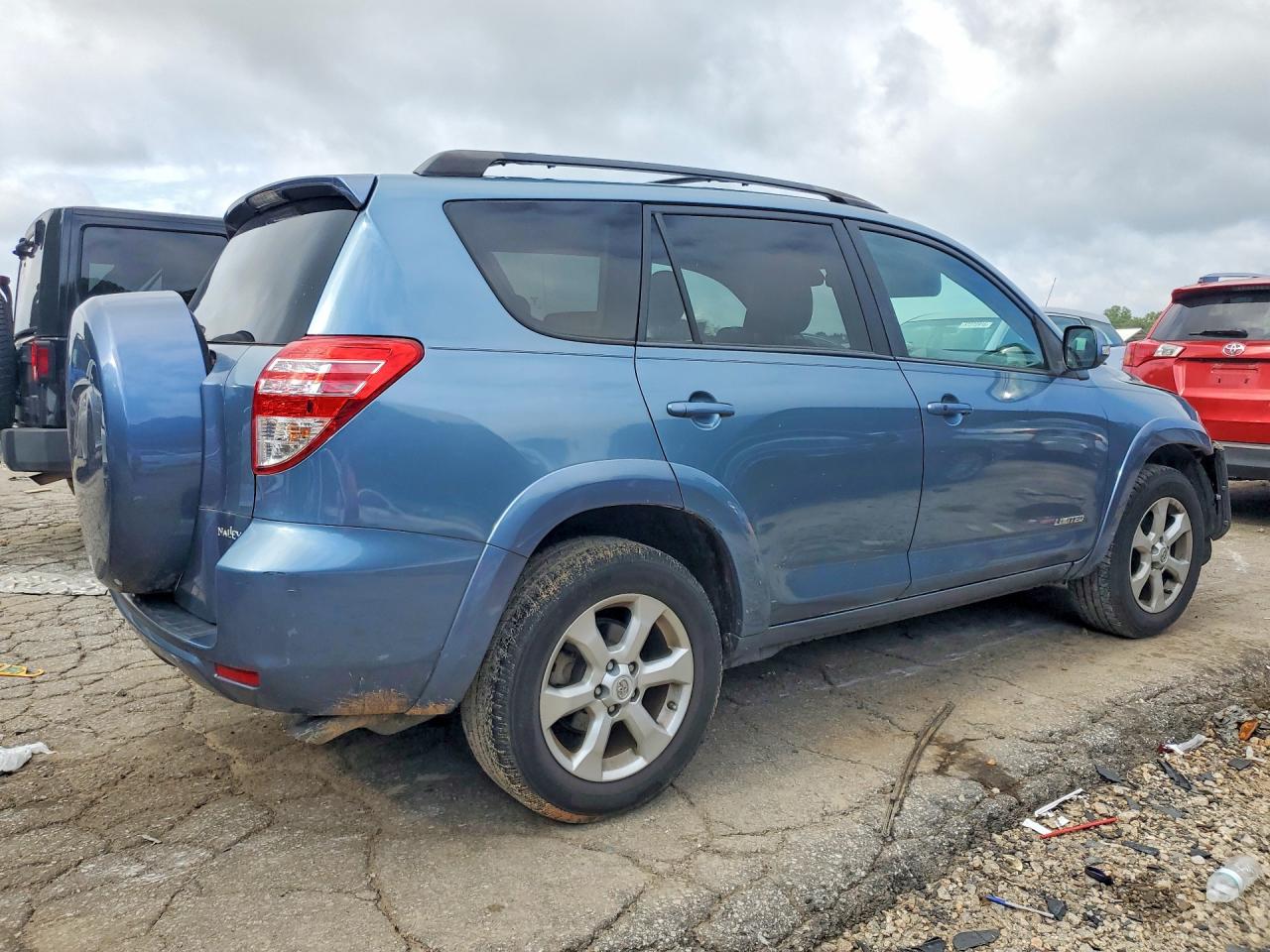 2010 Toyota Rav4 Limited Blue vin: 2T3YK4DV6AW006618