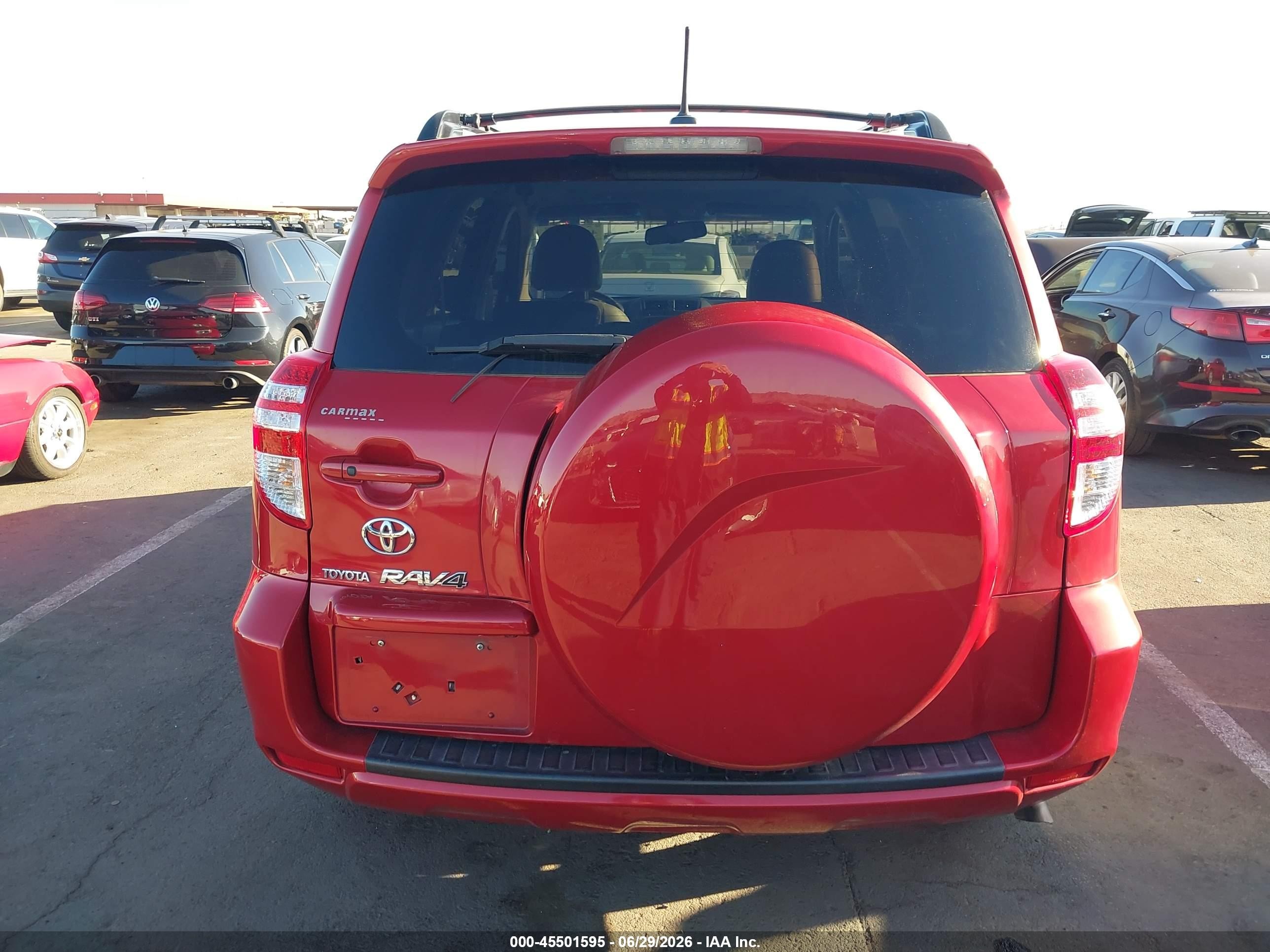 2010 Toyota Rav4 Limited V6 Red vin: 2T3YK4DV6AW006652