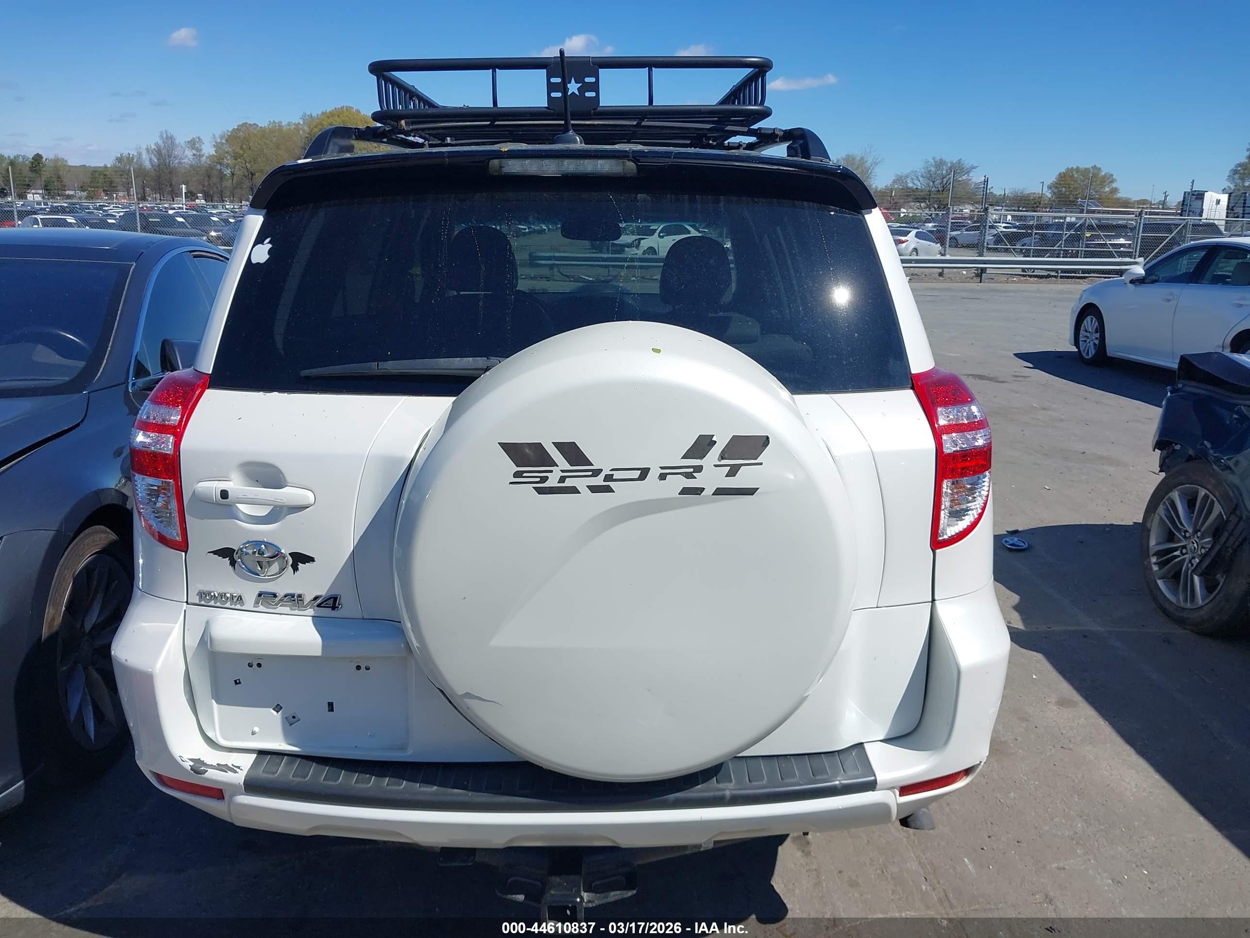 2010 Toyota Rav4 Limited V6 White vin: 2T3YK4DV6AW007218