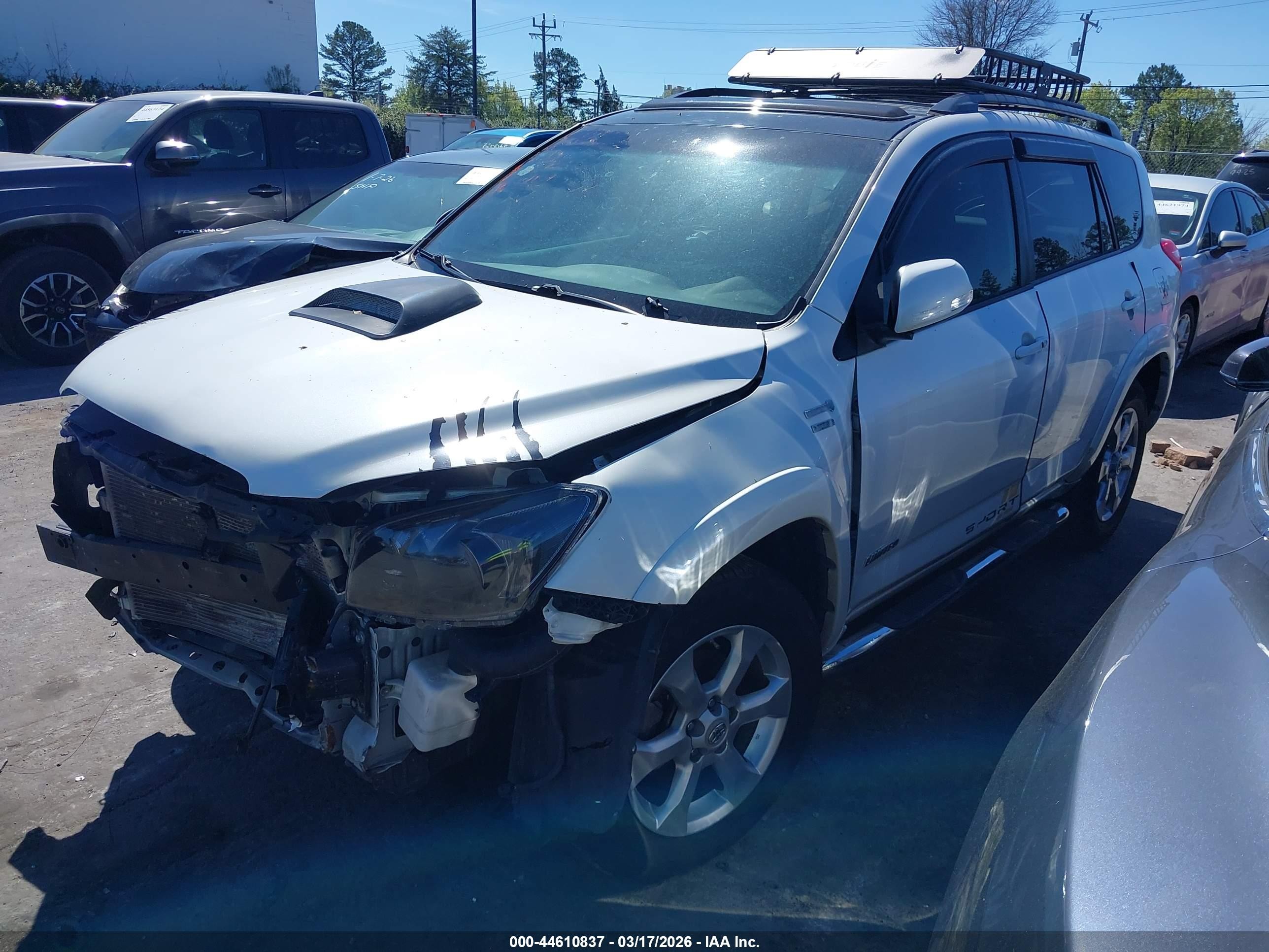 2010 Toyota Rav4 Limited V6 White vin: 2T3YK4DV6AW007218
