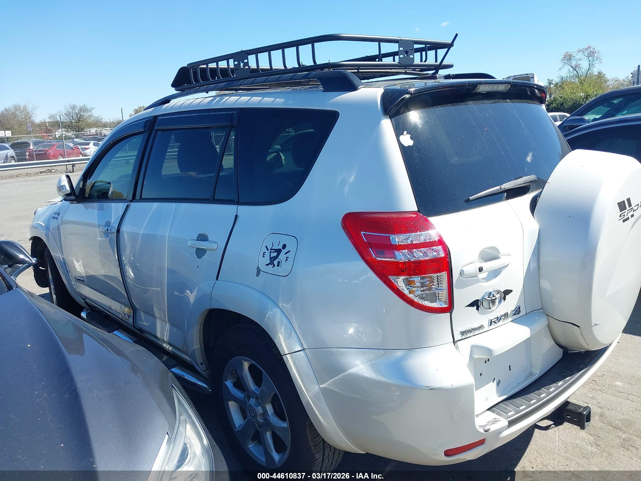 2010 Toyota Rav4 Limited V6 White vin: 2T3YK4DV6AW007218
