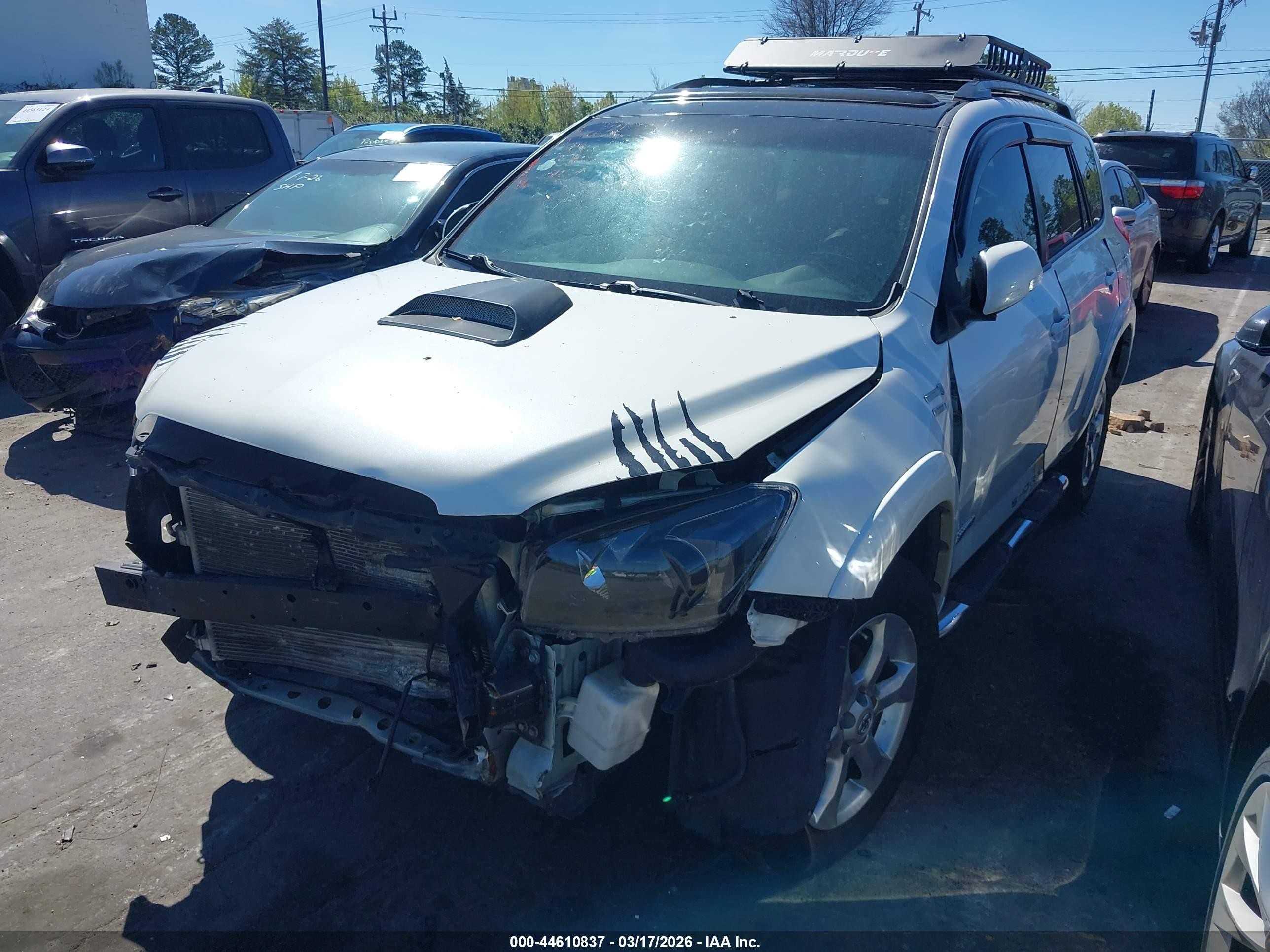 2010 Toyota Rav4 Limited V6 White vin: 2T3YK4DV6AW007218