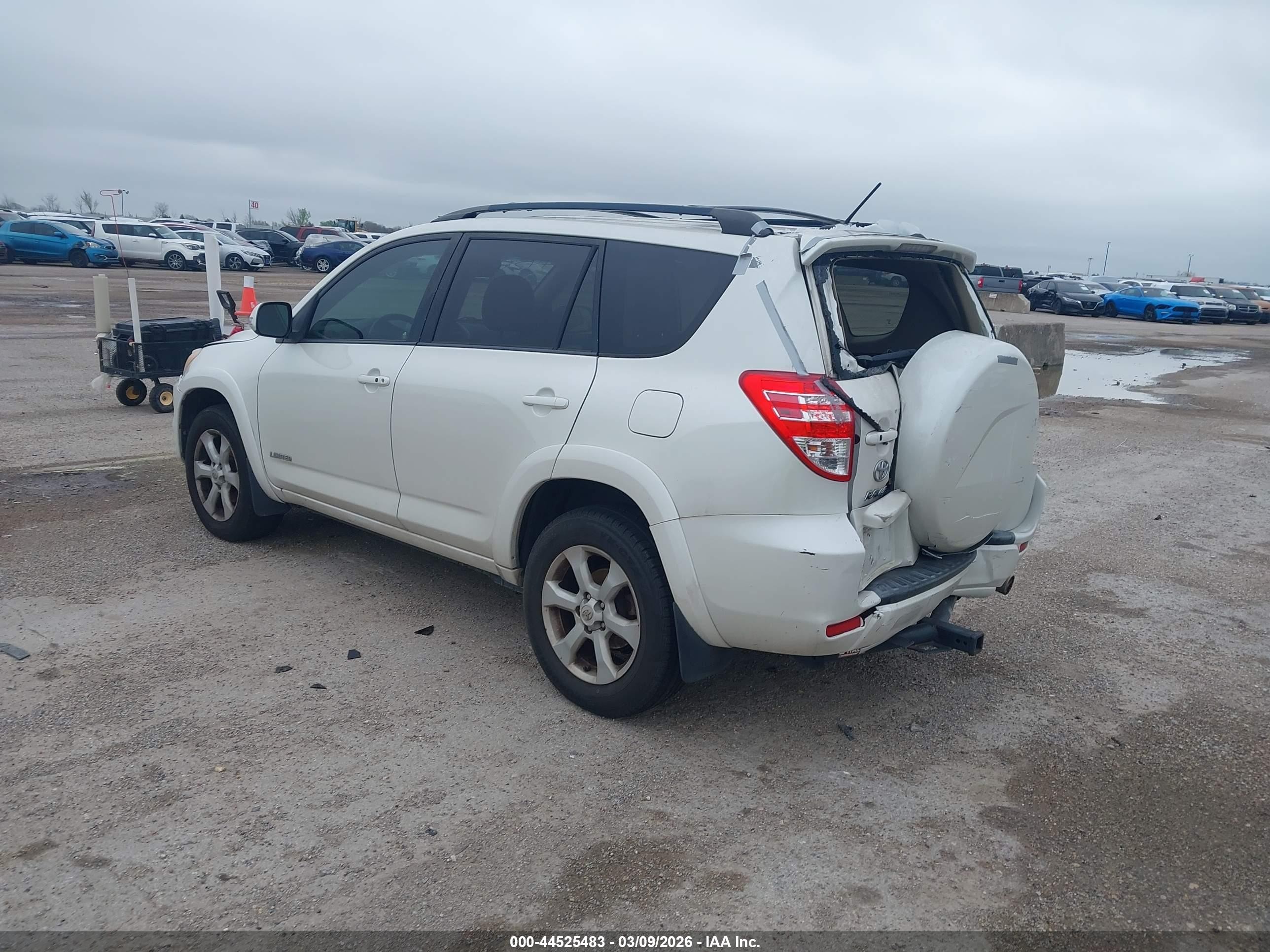 2011 Toyota Rav4 Limited V6 White vin: 2T3YK4DV6BW009794