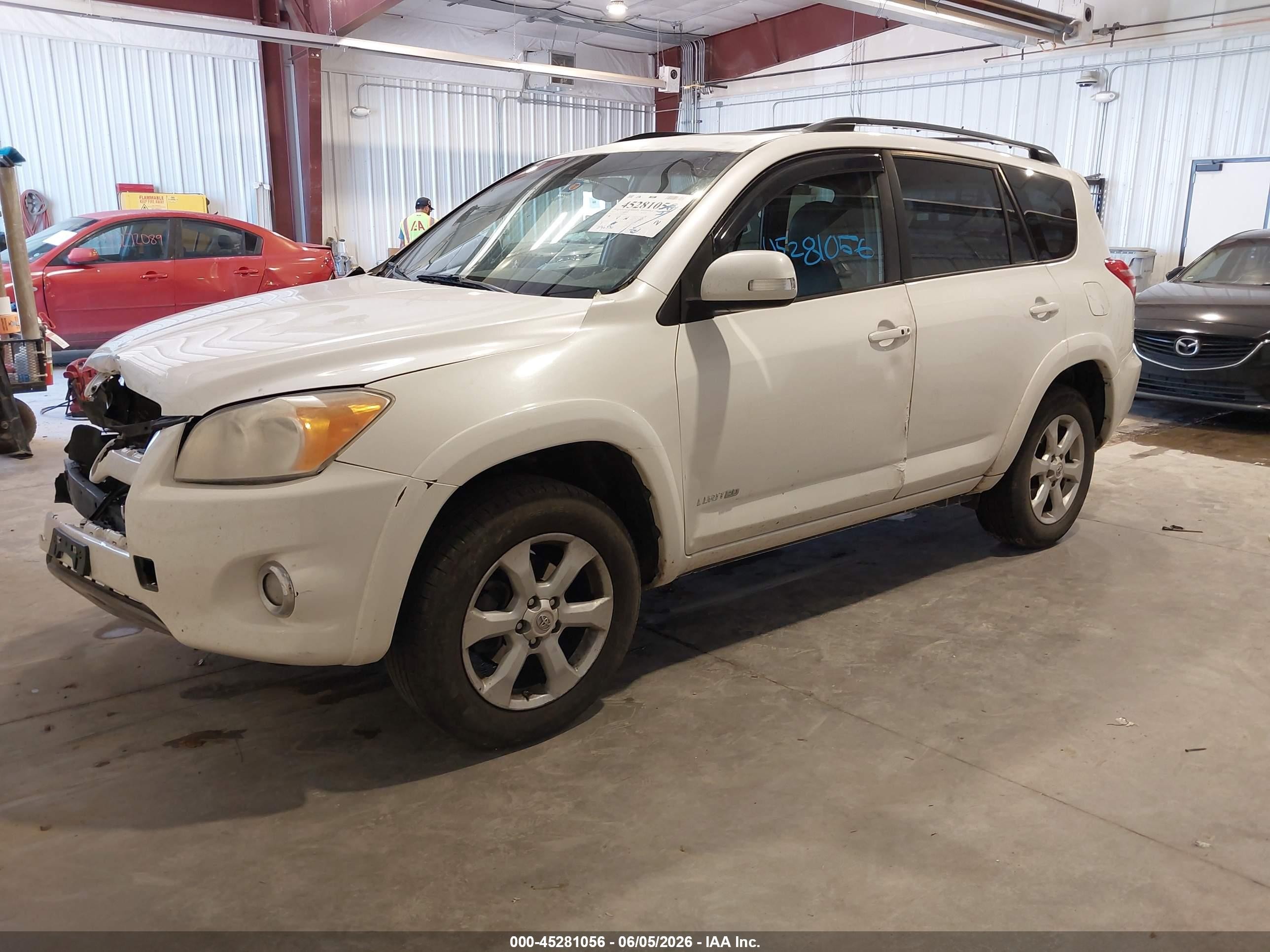 2011 Toyota Rav4 Limited V6 White vin: 2T3YK4DV7BW009691