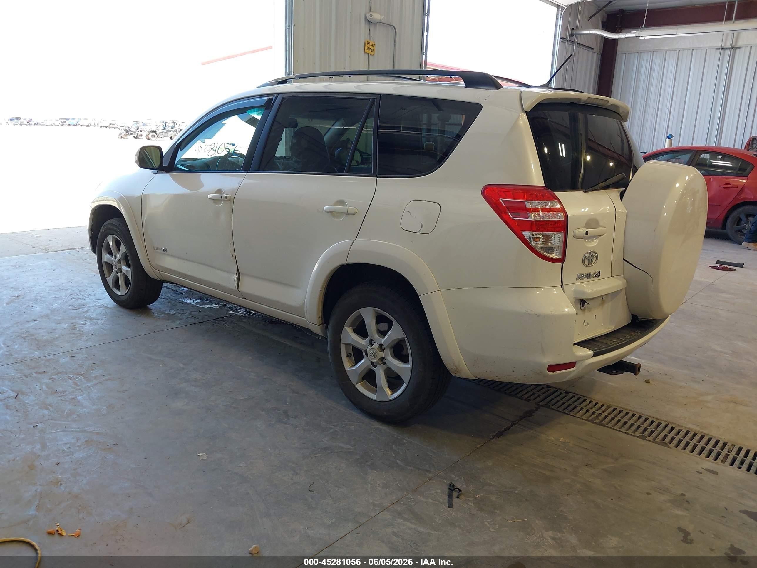 2011 Toyota Rav4 Limited V6 White vin: 2T3YK4DV7BW009691