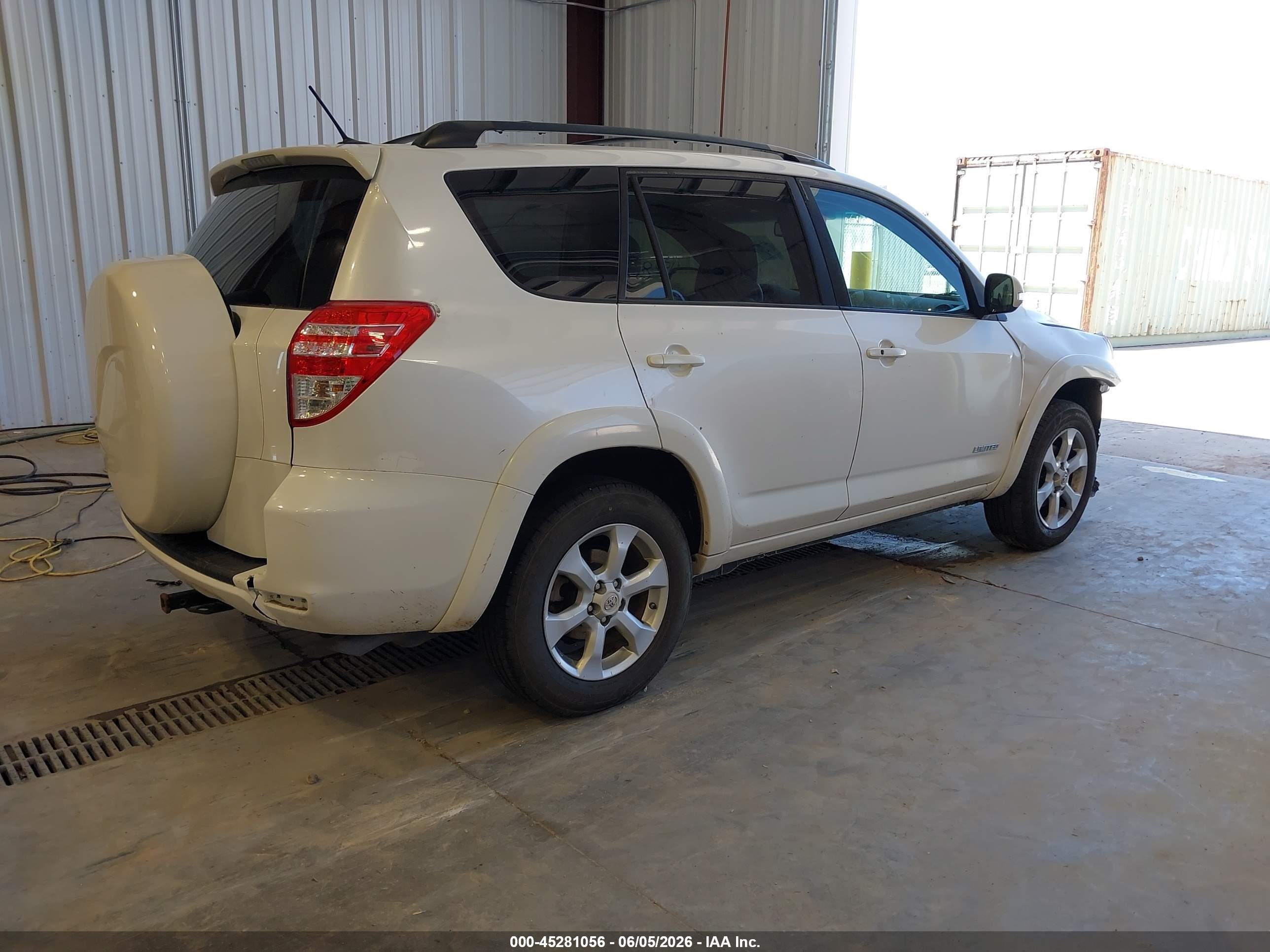 2011 Toyota Rav4 Limited V6 White vin: 2T3YK4DV7BW009691