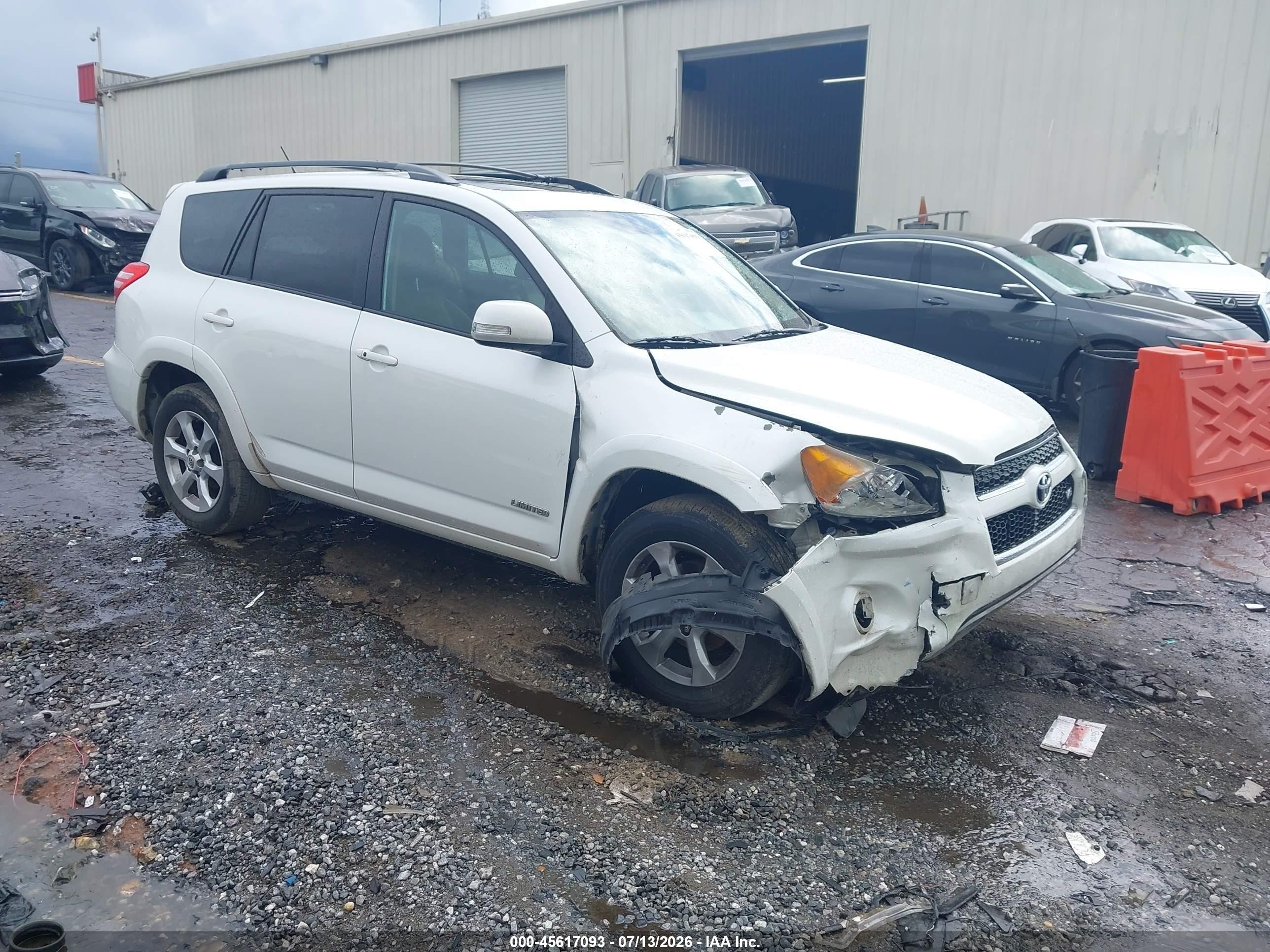 2010 Toyota Rav4 Limited V6 White vin: 2T3YK4DV8AW005311