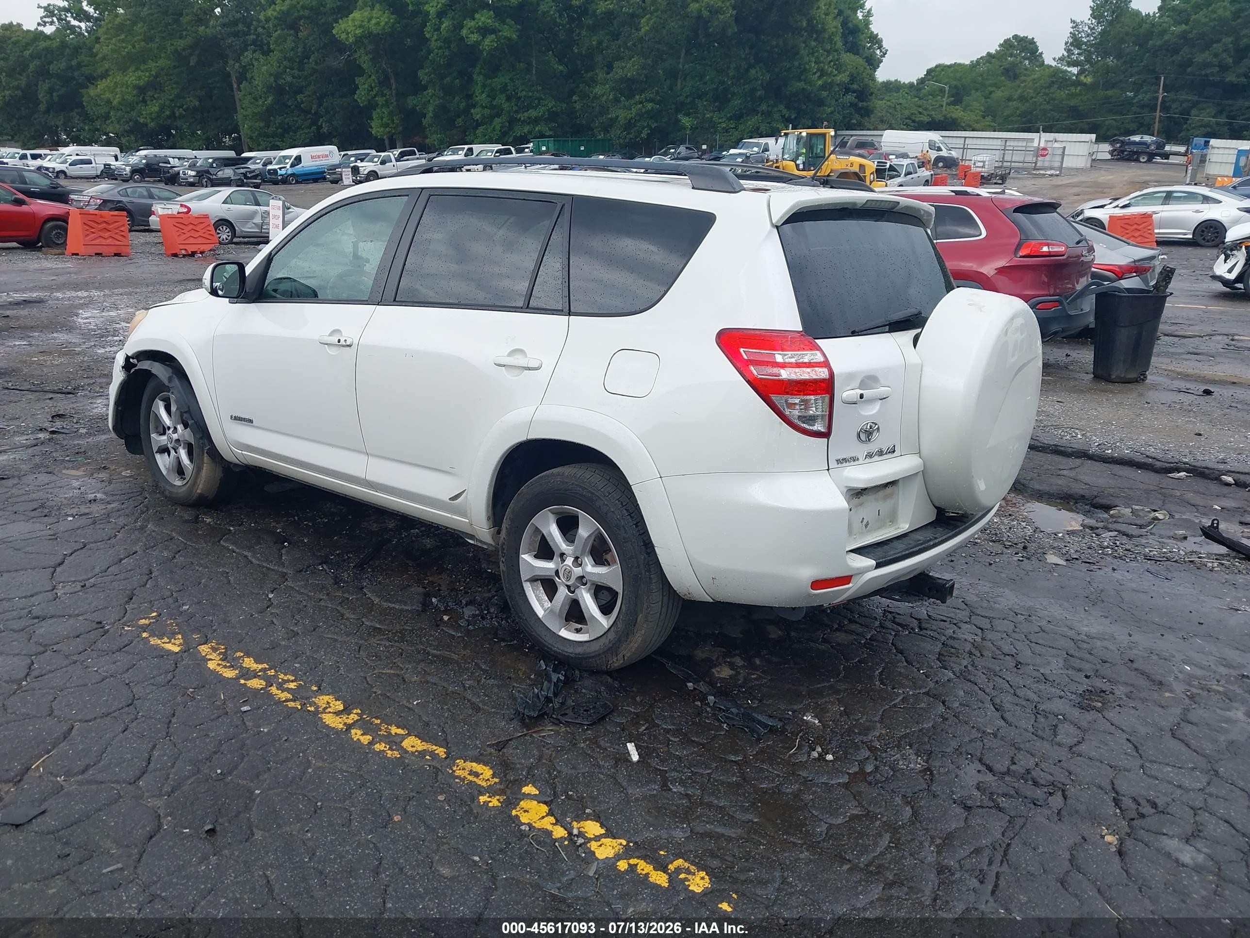 2010 Toyota Rav4 Limited V6 White vin: 2T3YK4DV8AW005311