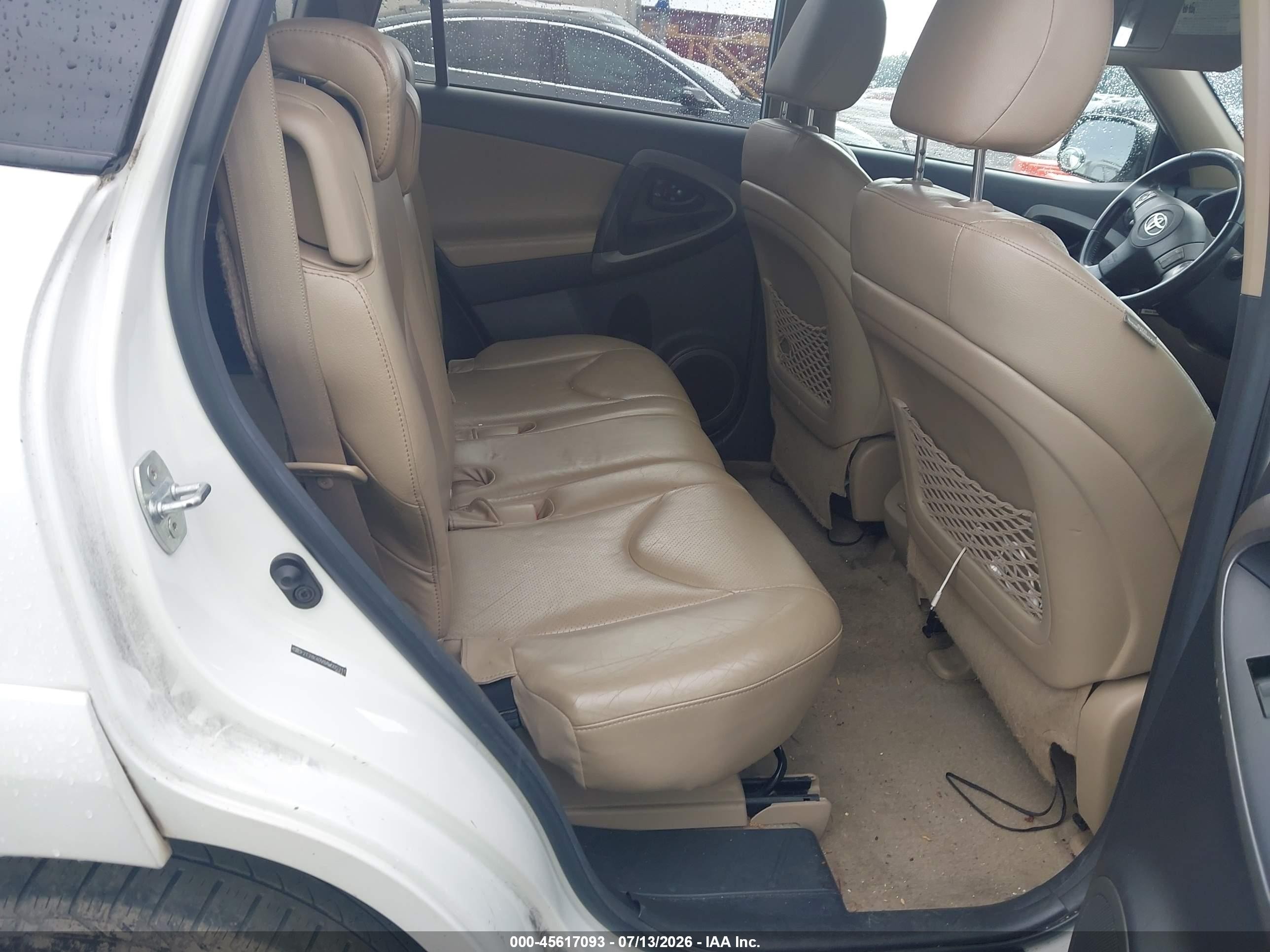 2010 Toyota Rav4 Limited V6 White vin: 2T3YK4DV8AW005311