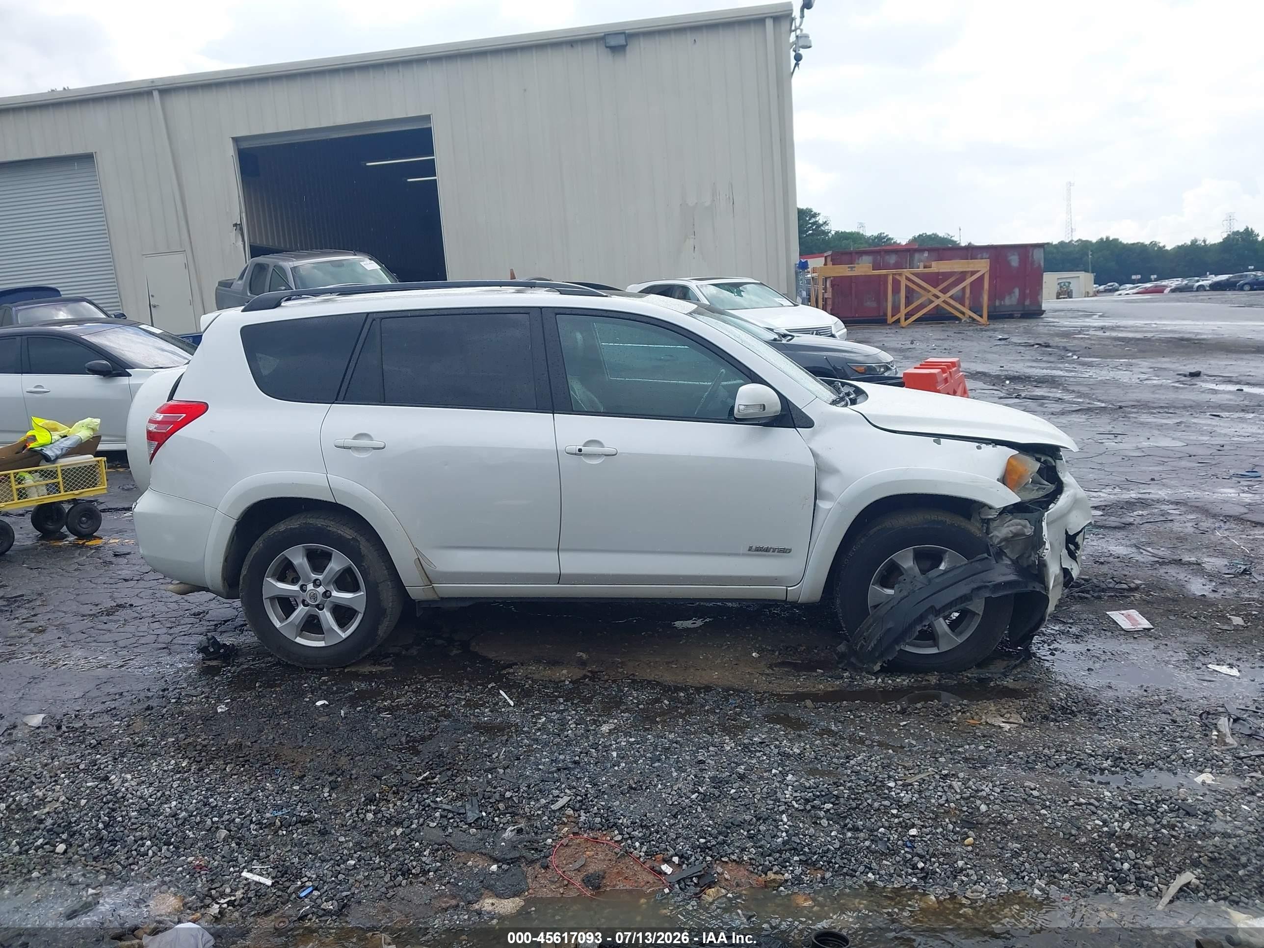 2010 Toyota Rav4 Limited V6 White vin: 2T3YK4DV8AW005311