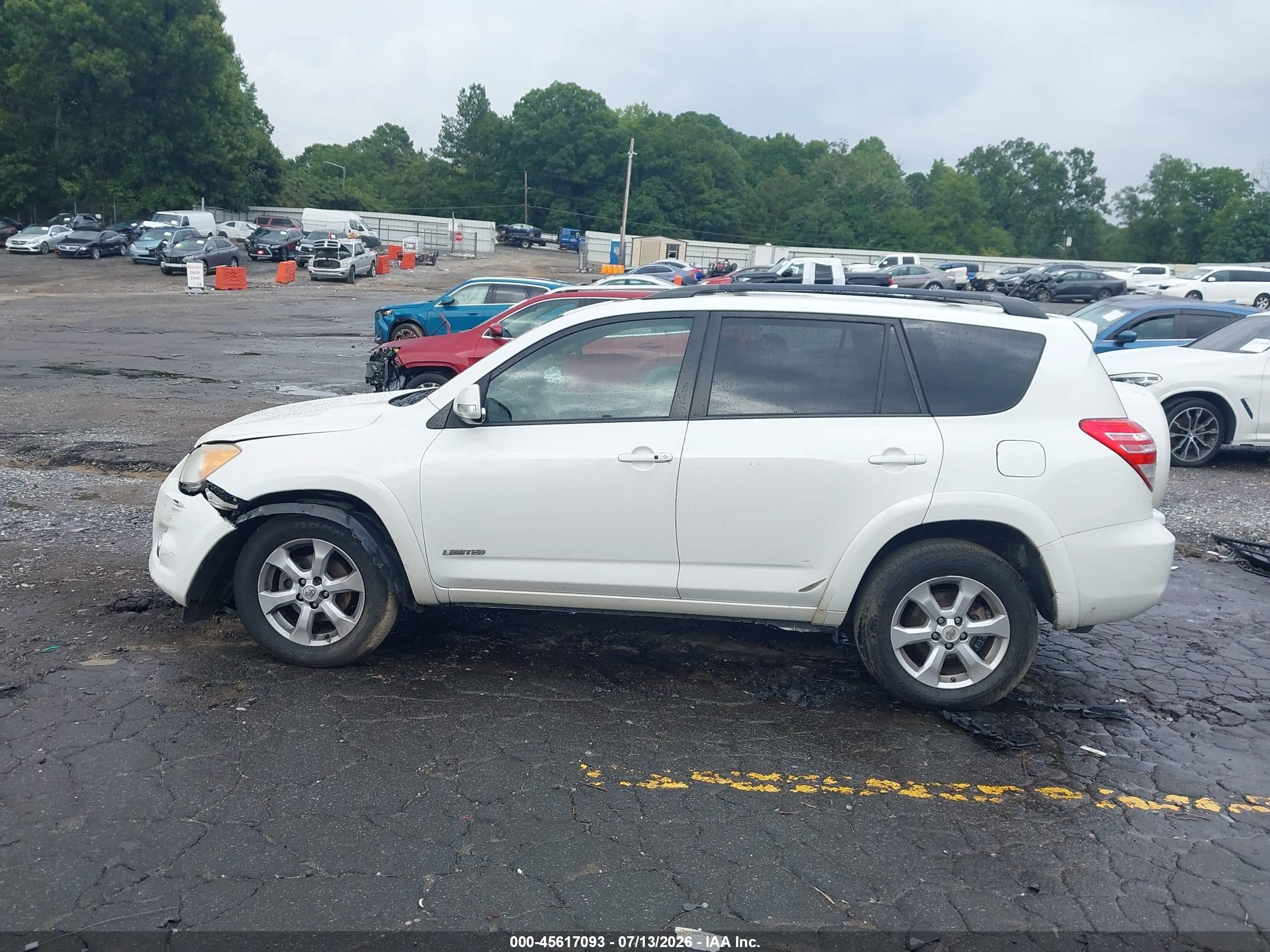 2010 Toyota Rav4 Limited V6 White vin: 2T3YK4DV8AW005311