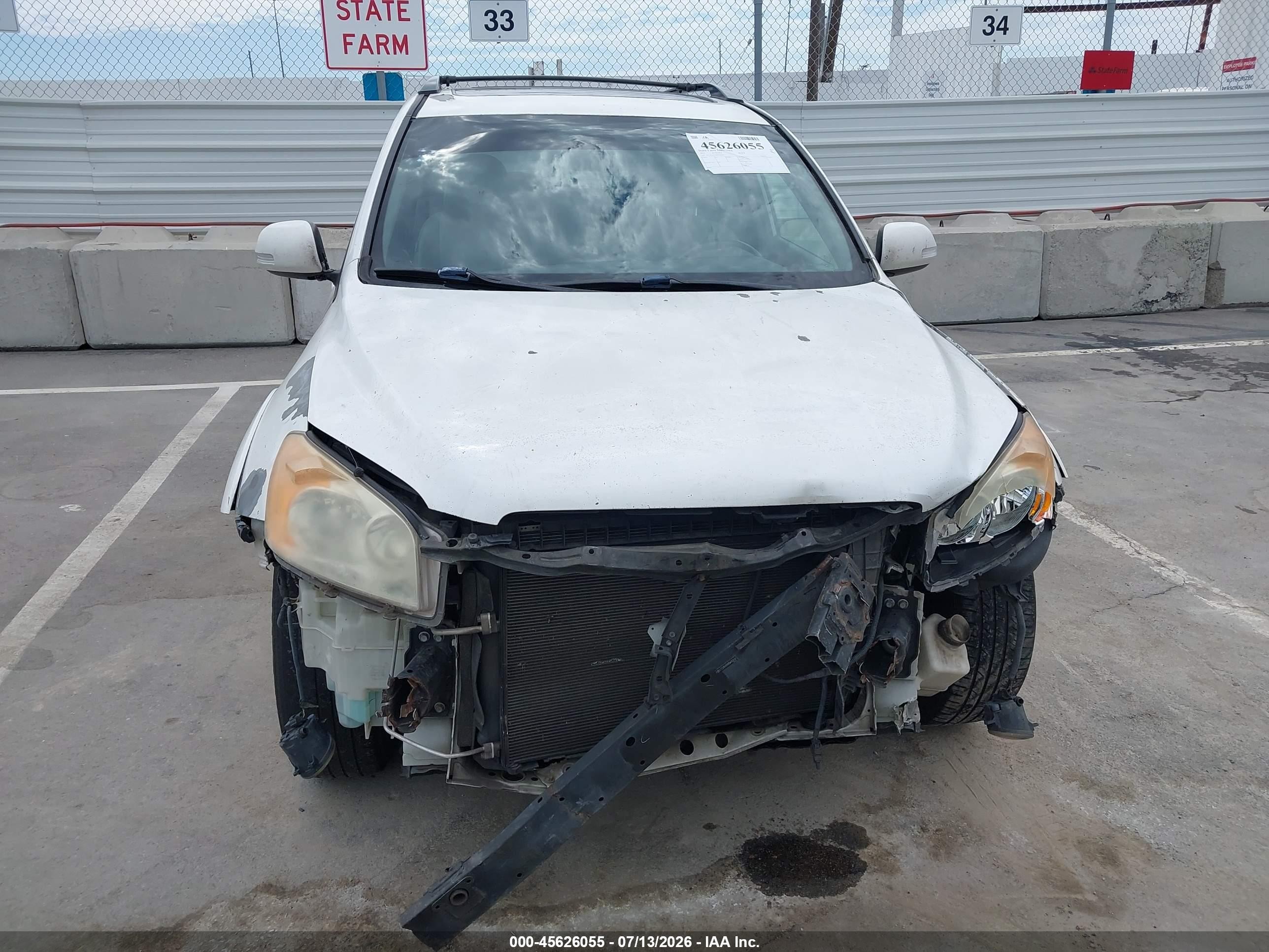 2011 Toyota Rav4 Limited V6 White vin: 2T3YK4DV8BW009487