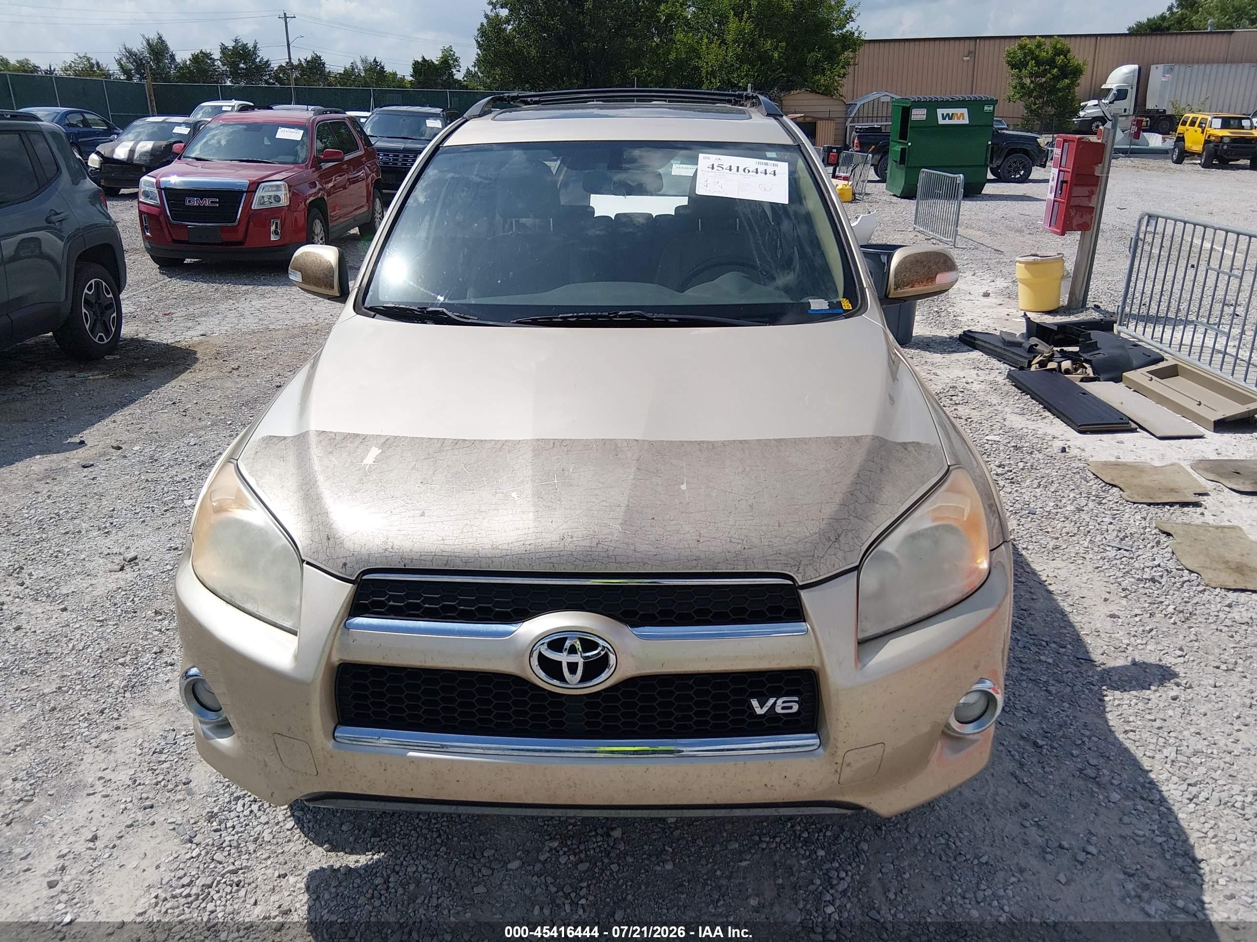 2011 Toyota Rav4 Limited V6 Beige vin: 2T3YK4DV8BW010073