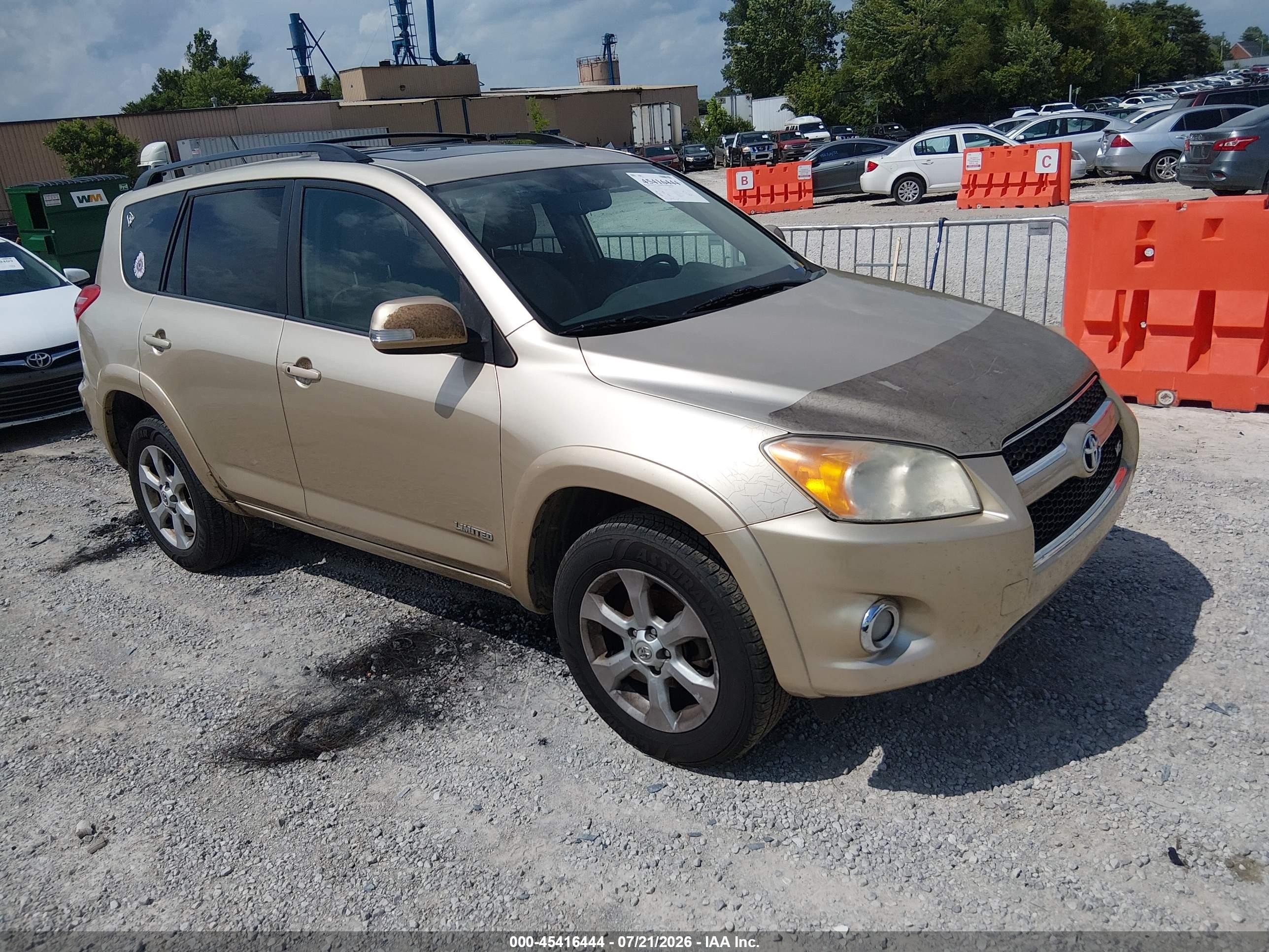2011 Toyota Rav4 Limited V6 Beige vin: 2T3YK4DV8BW010073