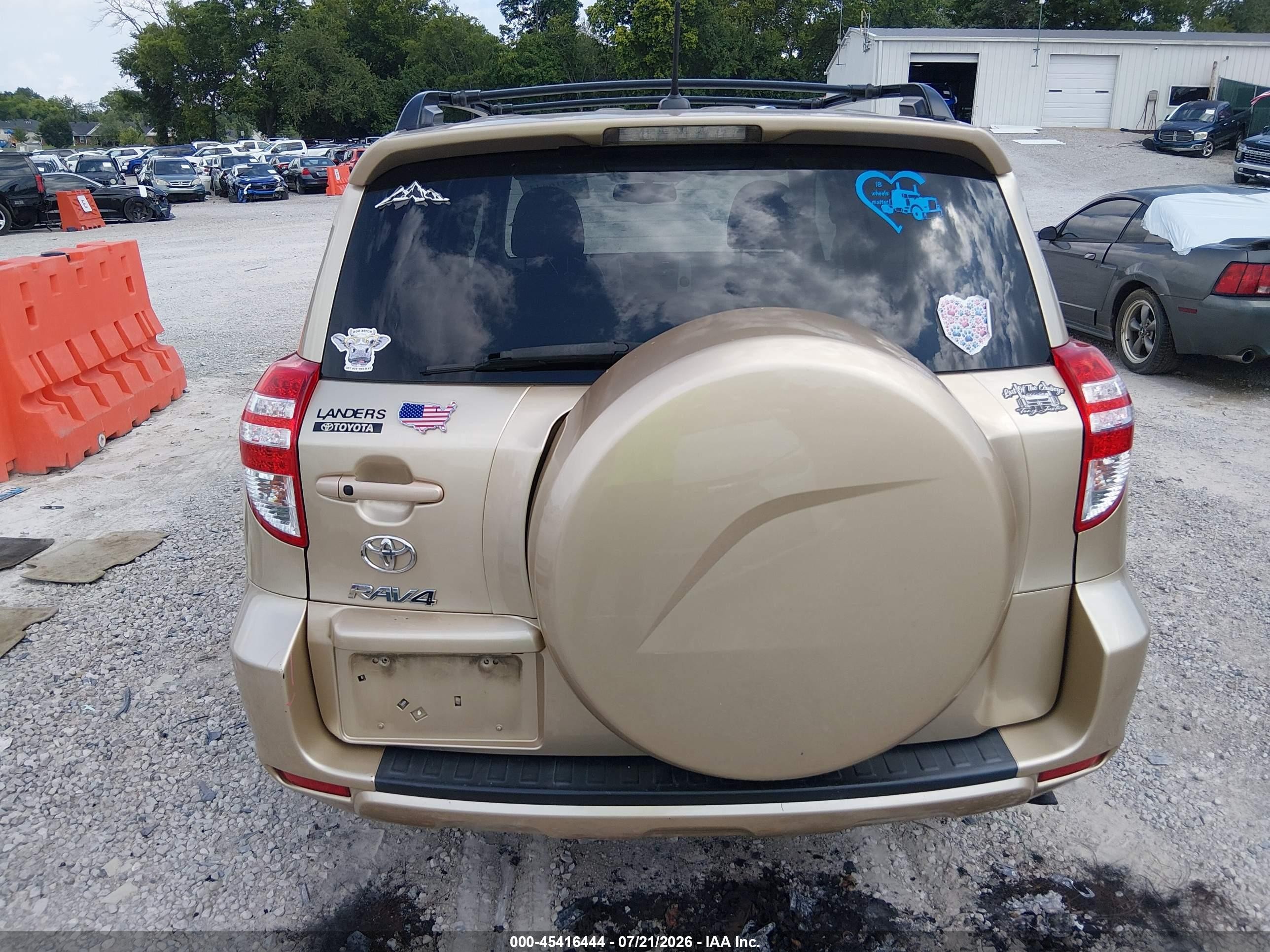 2011 Toyota Rav4 Limited V6 Beige vin: 2T3YK4DV8BW010073