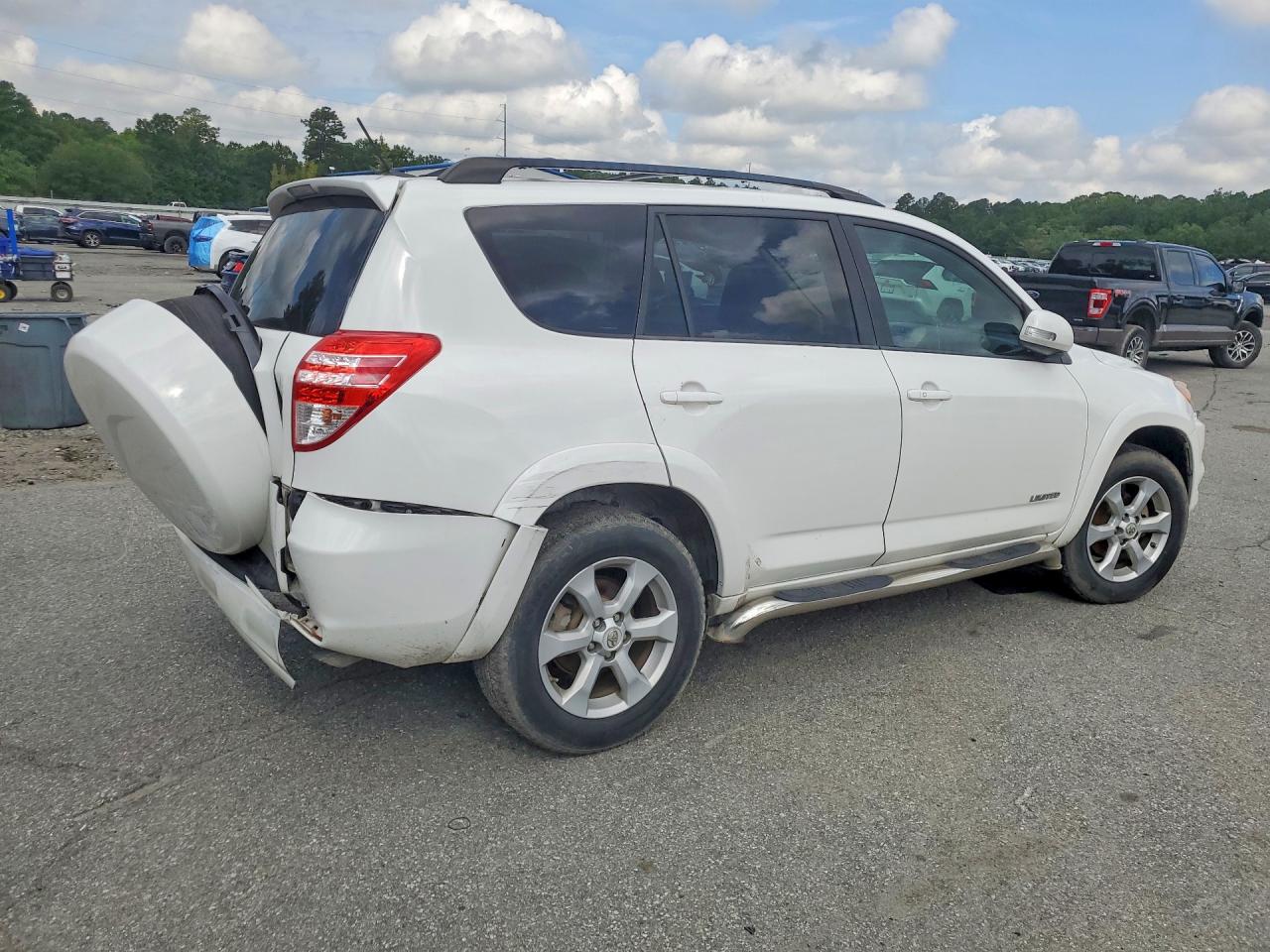 2011 Toyota Rav4 Limited White vin: 2T3YK4DV8BW012650