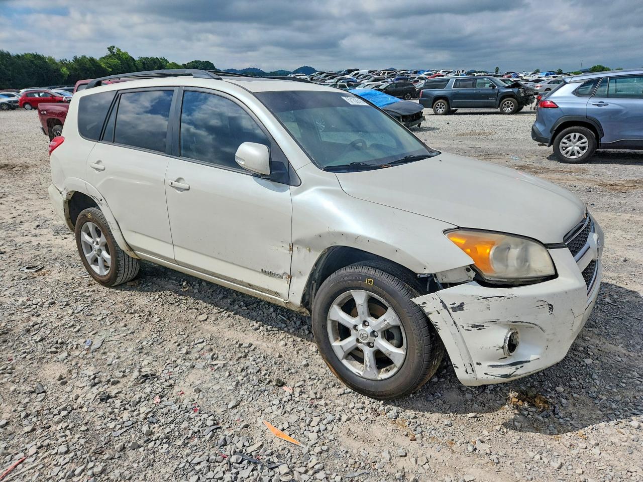 2012 Toyota Rav4 Limited White vin: 2T3YK4DV8CW017803