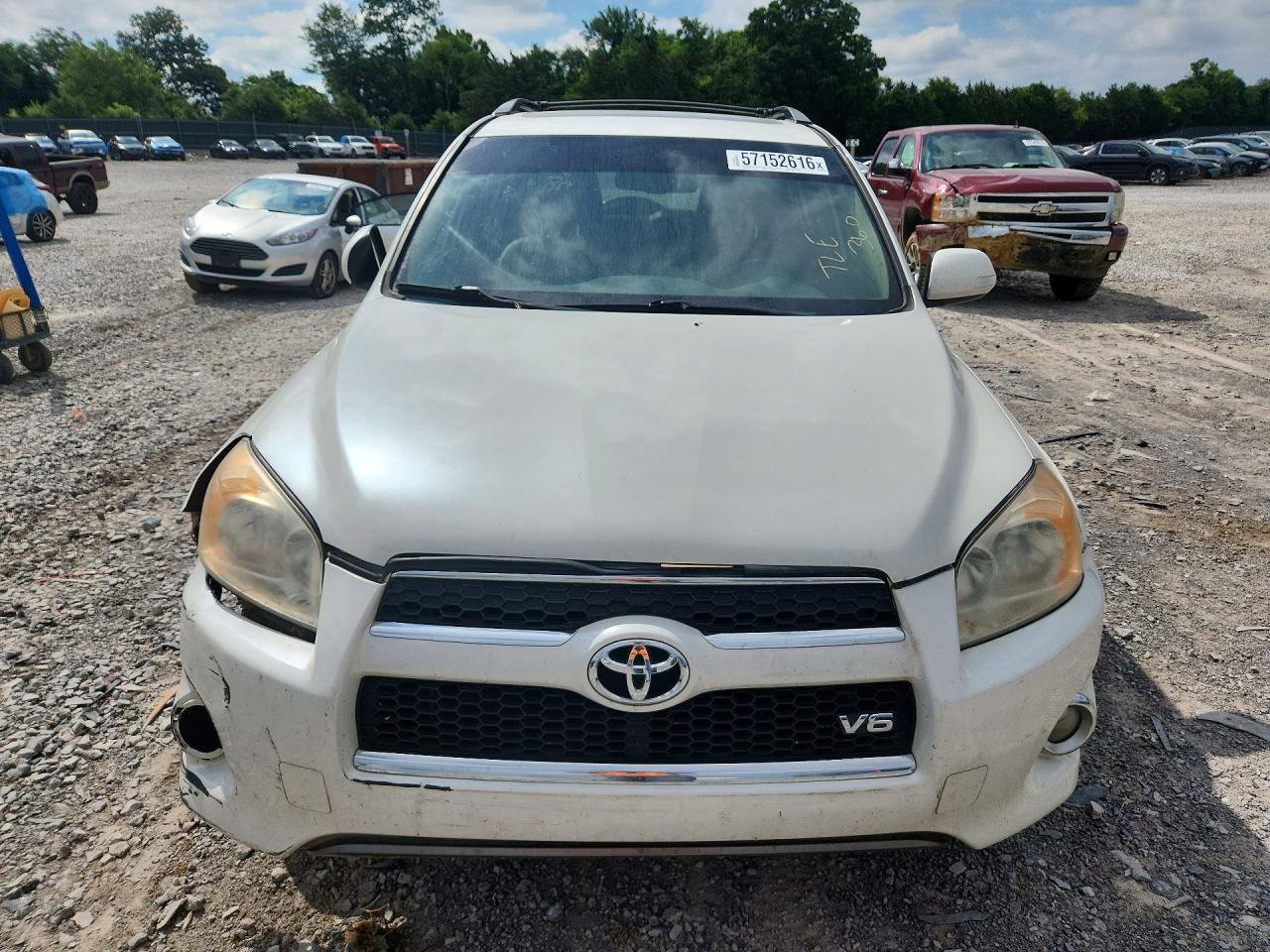 2012 Toyota Rav4 Limited White vin: 2T3YK4DV8CW017803