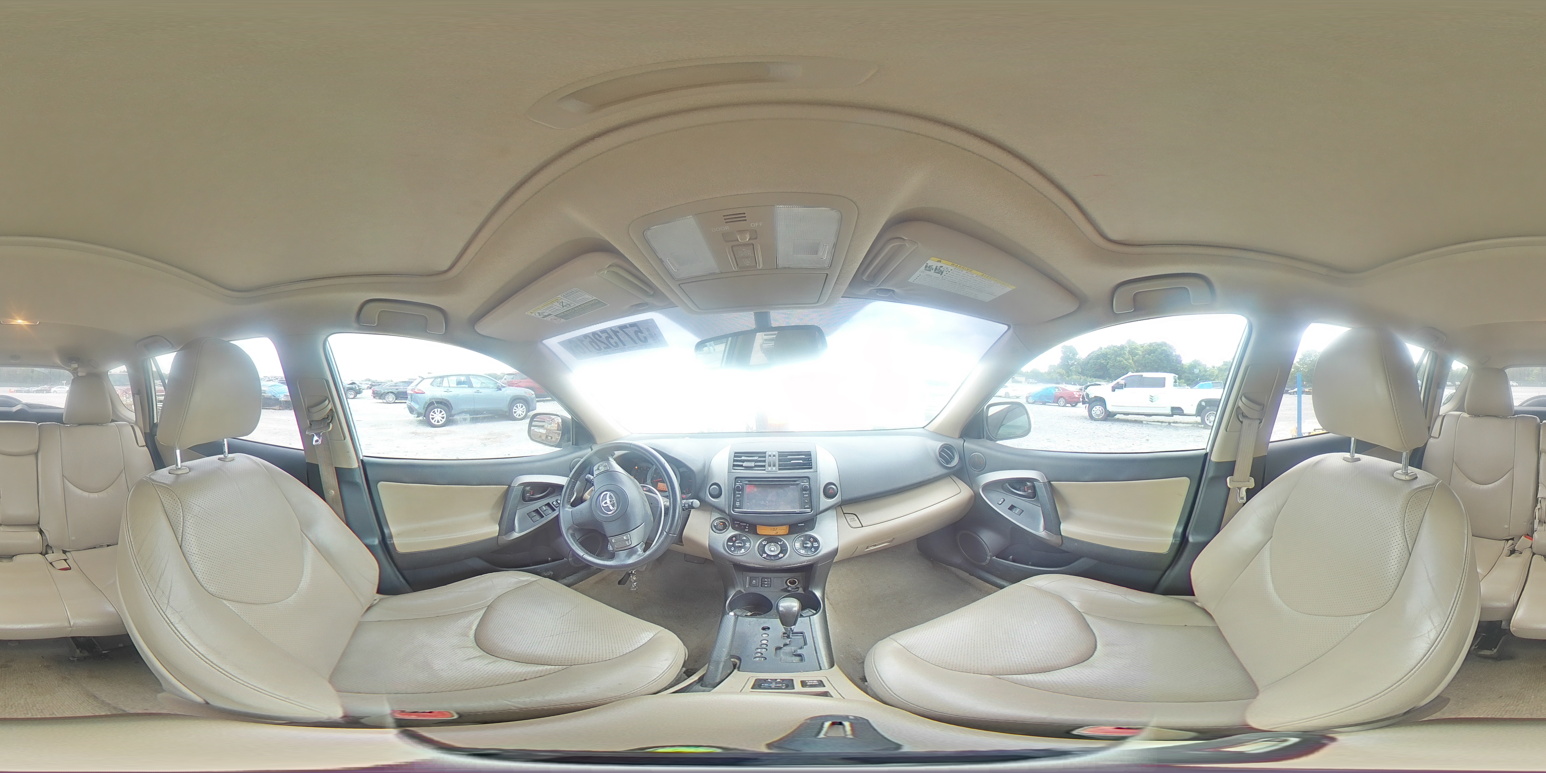 2012 Toyota Rav4 Limited White vin: 2T3YK4DV8CW017803