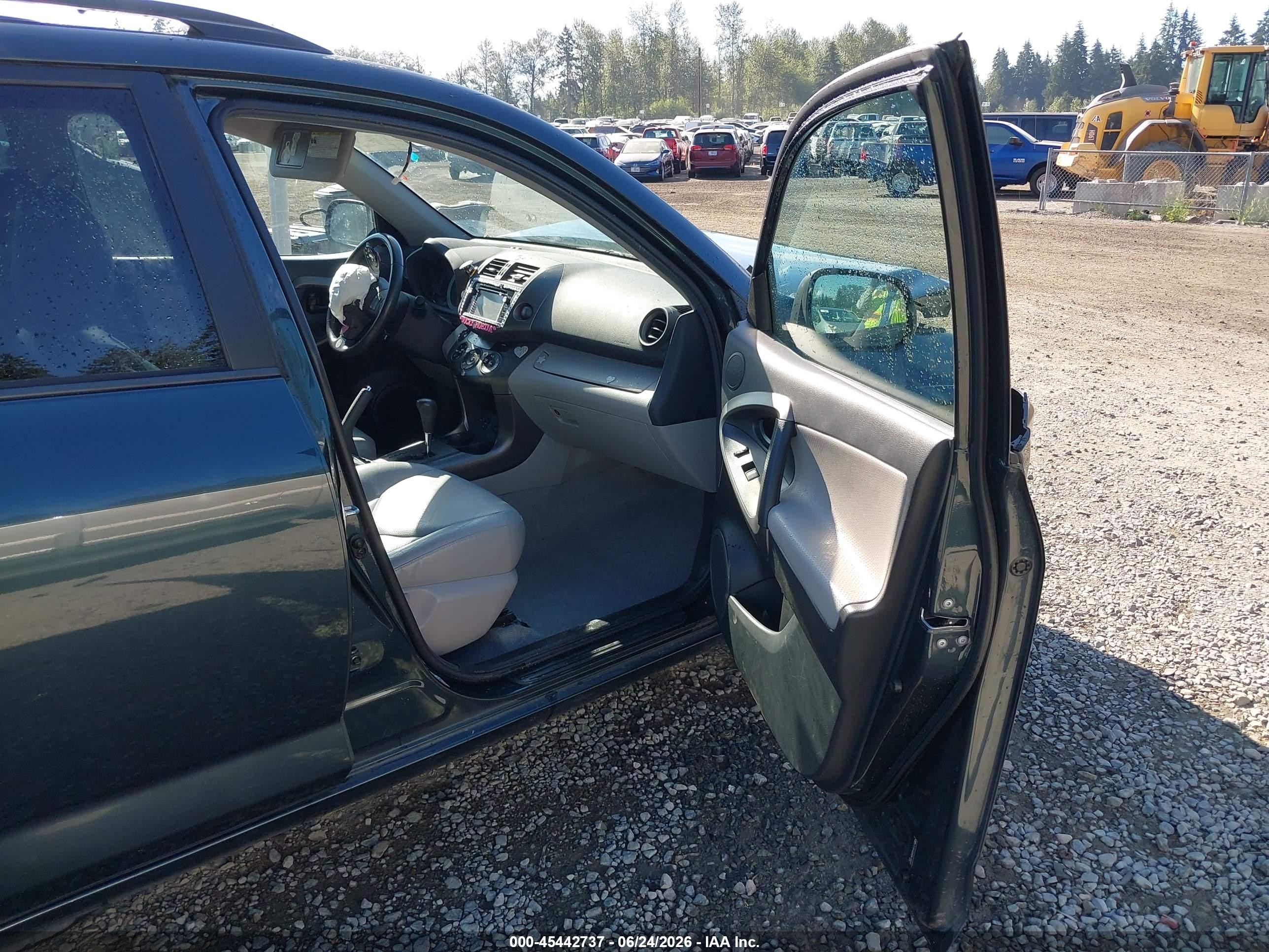 2012 Toyota Rav4 Limited V6 Green vin: 2T3YK4DV8CW018496