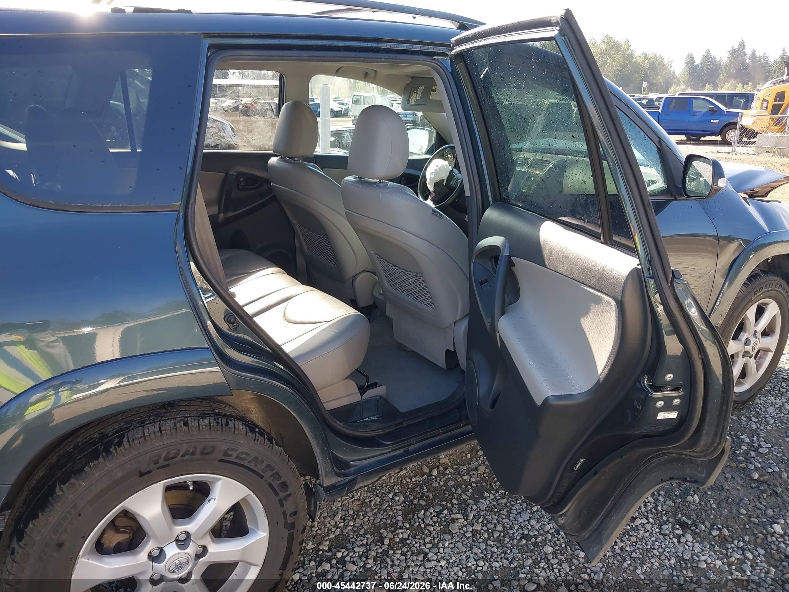 2012 Toyota Rav4 Limited V6 Green vin: 2T3YK4DV8CW018496