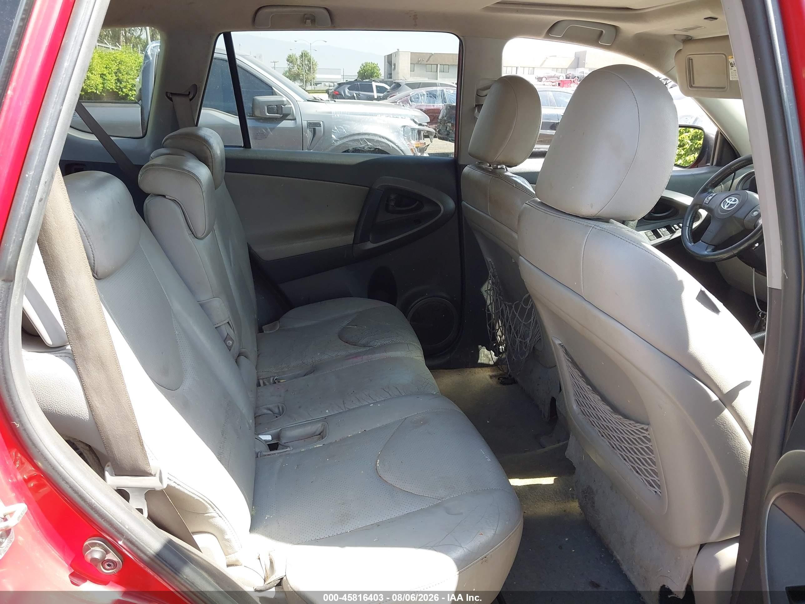 2010 Toyota Rav4 Limited V6 Красный vin: 2T3YK4DVXAW004628