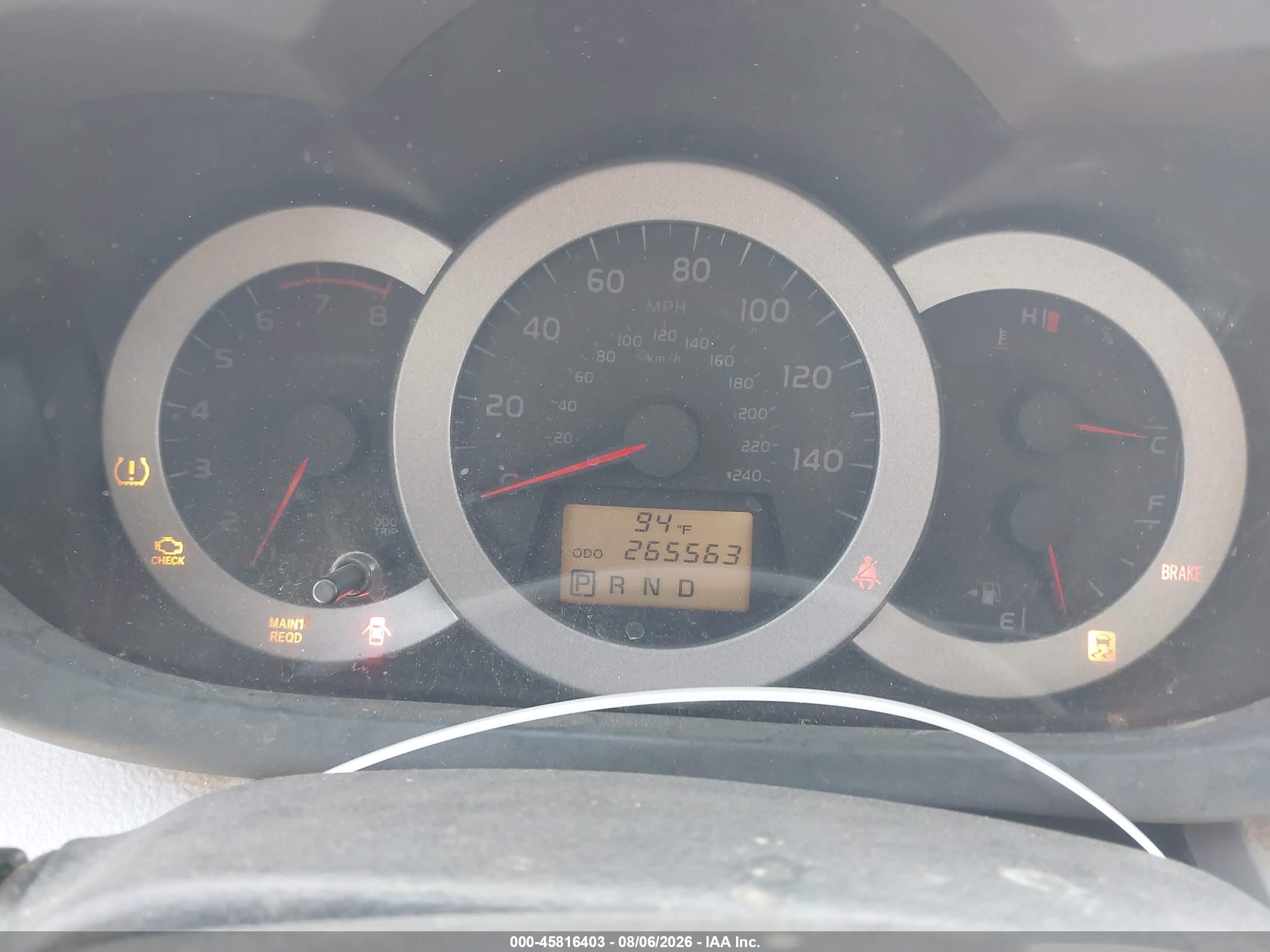 2010 Toyota Rav4 Limited V6 Красный vin: 2T3YK4DVXAW004628