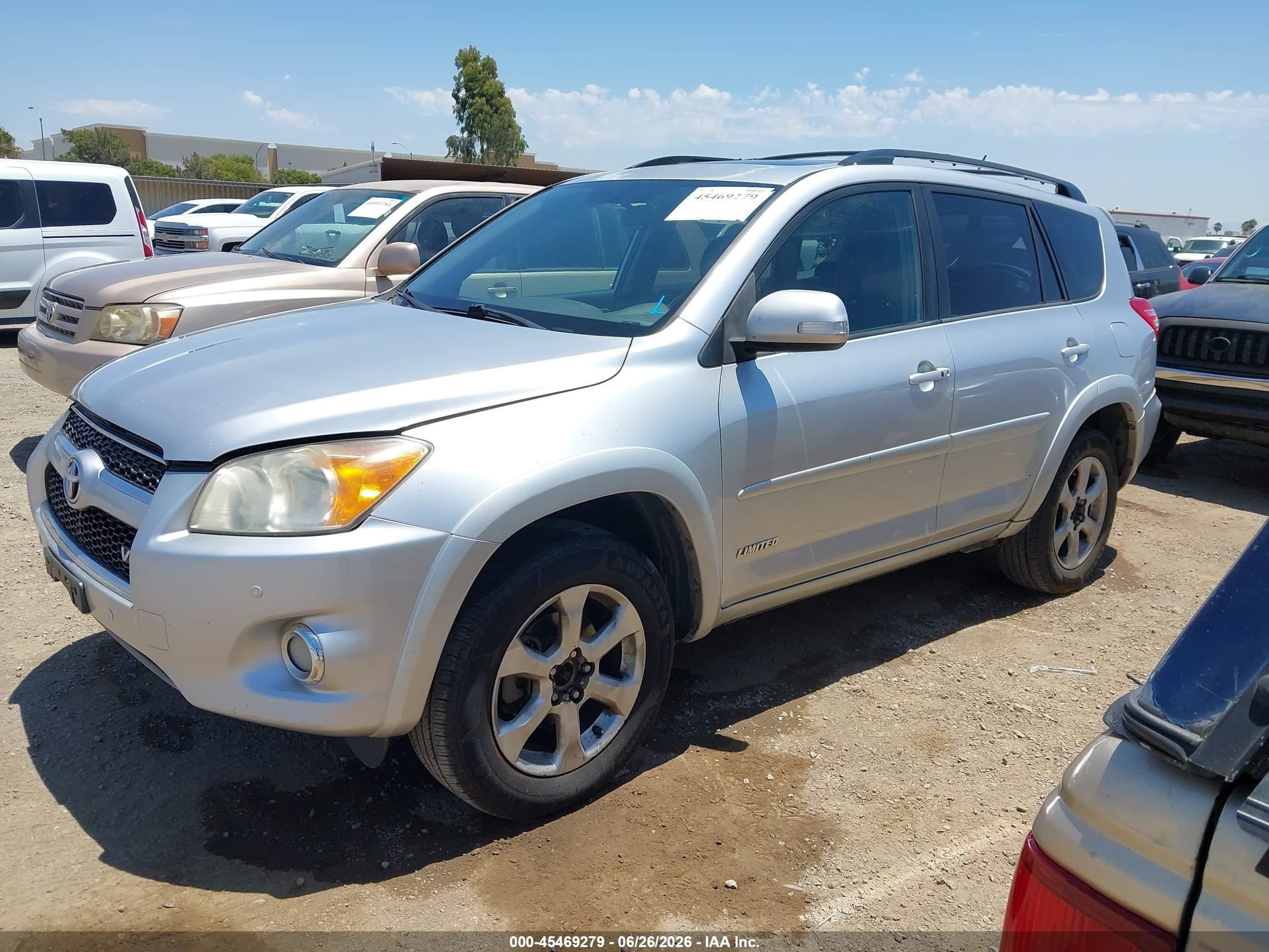 2010 Toyota Rav4 Limited V6 Silver vin: 2T3YK4DVXAW006217