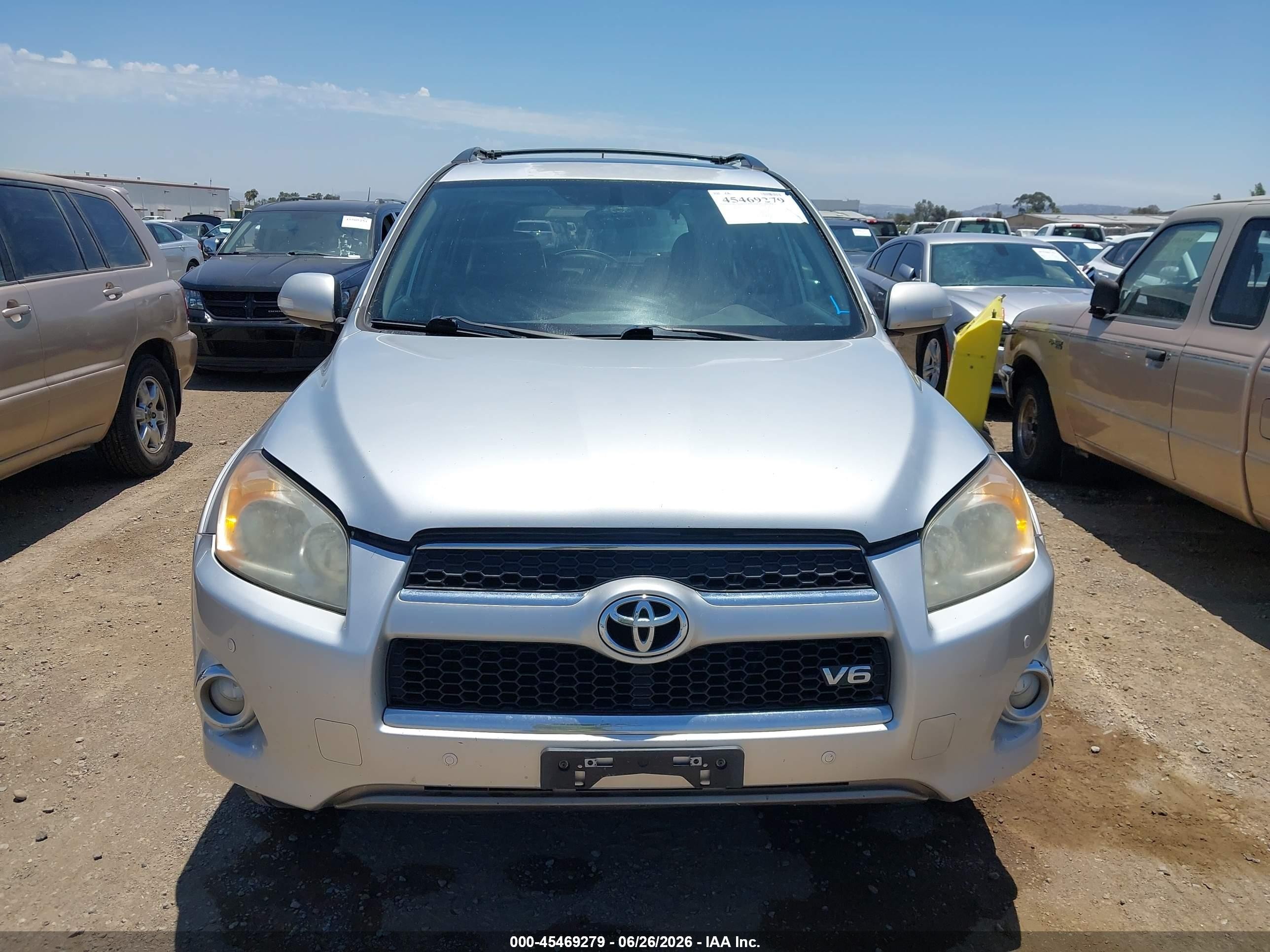 2010 Toyota Rav4 Limited V6 Silver vin: 2T3YK4DVXAW006217