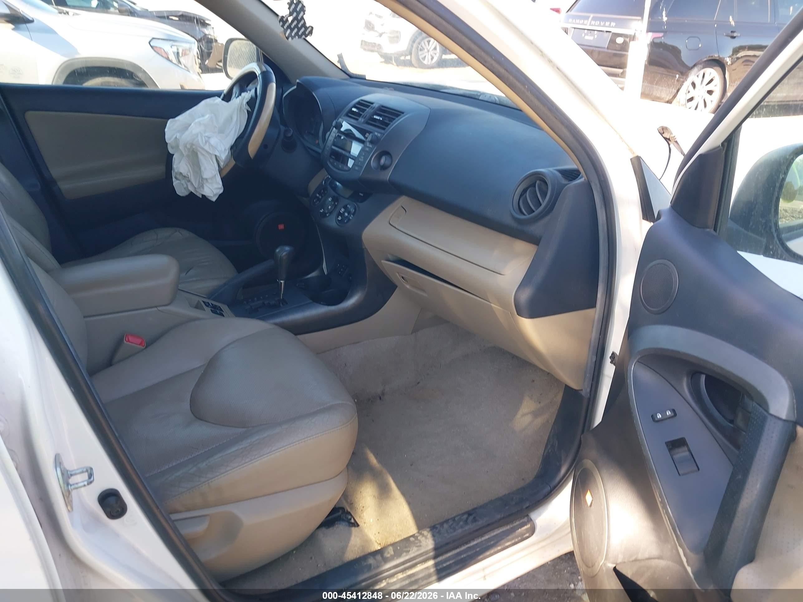2011 Toyota Rav4 Limited V6 White vin: 2T3YK4DVXBW014223