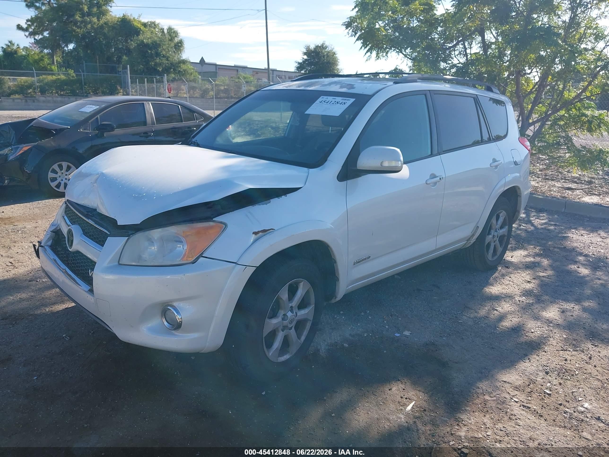 2011 Toyota Rav4 Limited V6 White vin: 2T3YK4DVXBW014223