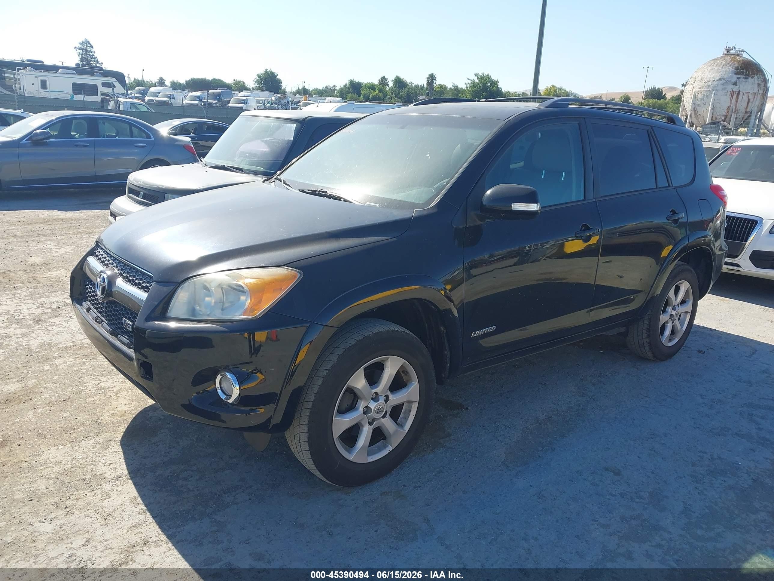 2012 Toyota Rav4 Limited V6 Black vin: 2T3YK4DVXCW015020