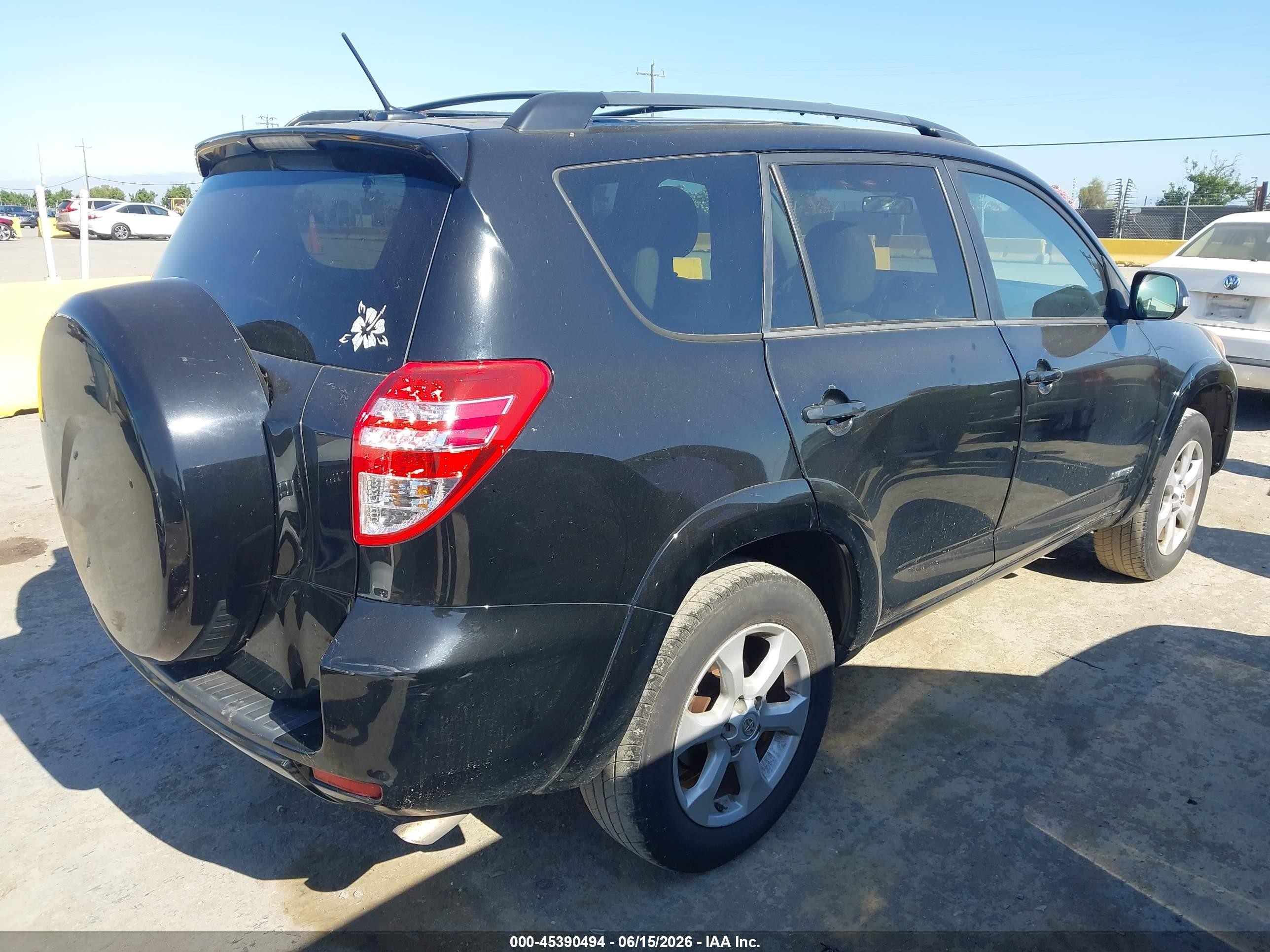 2012 Toyota Rav4 Limited V6 Black vin: 2T3YK4DVXCW015020
