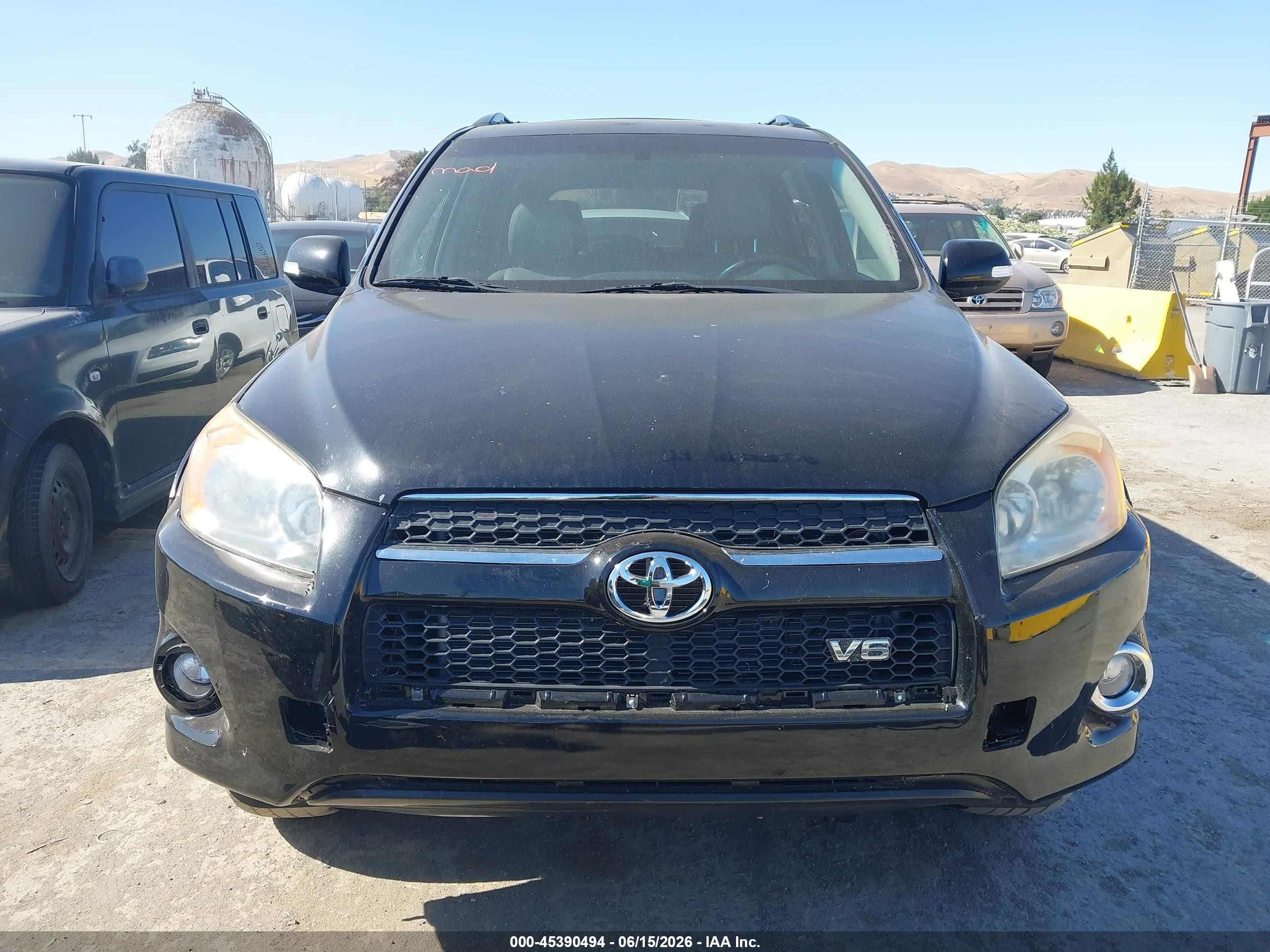 2012 Toyota Rav4 Limited V6 Black vin: 2T3YK4DVXCW015020
