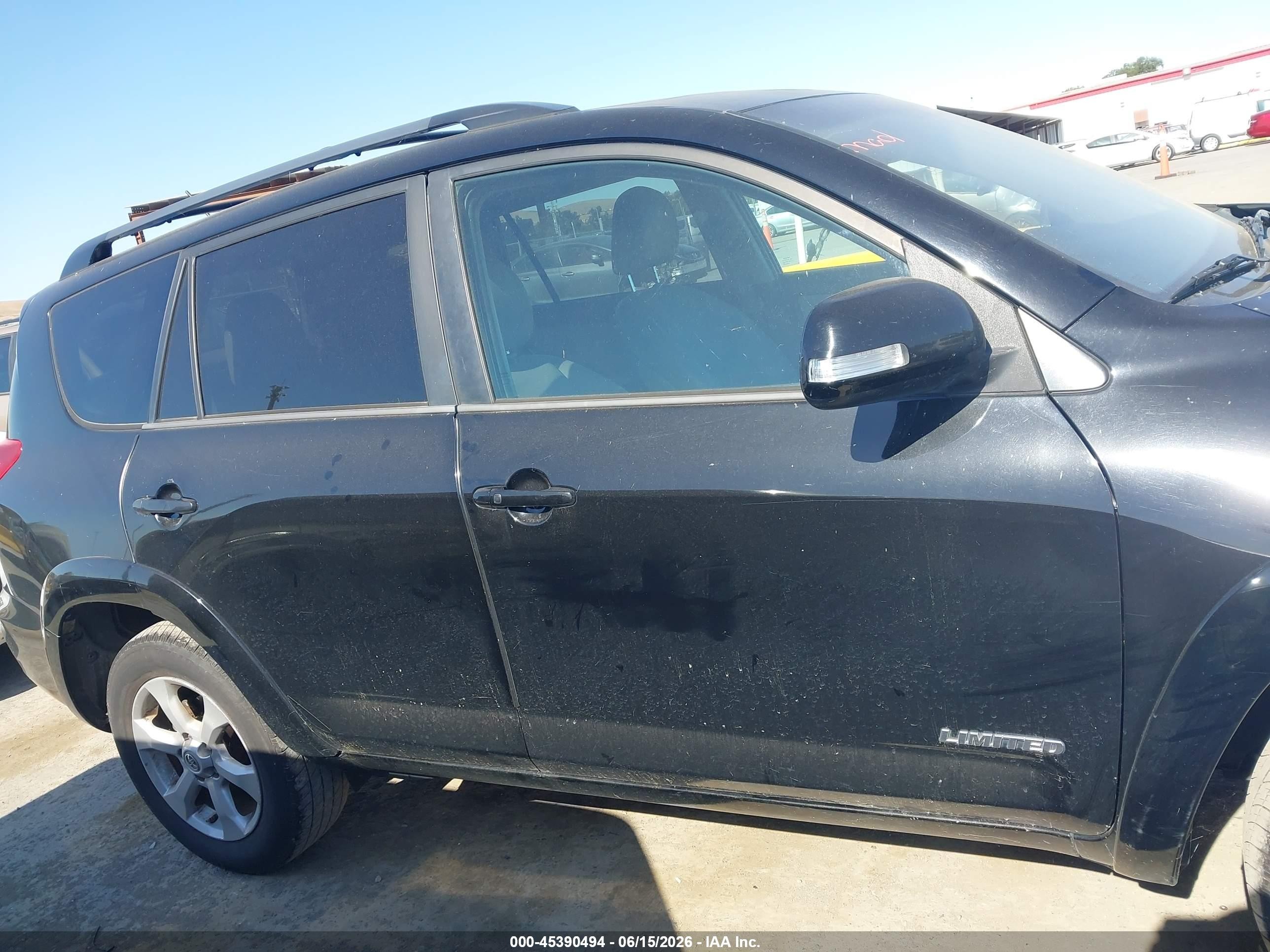2012 Toyota Rav4 Limited V6 Black vin: 2T3YK4DVXCW015020