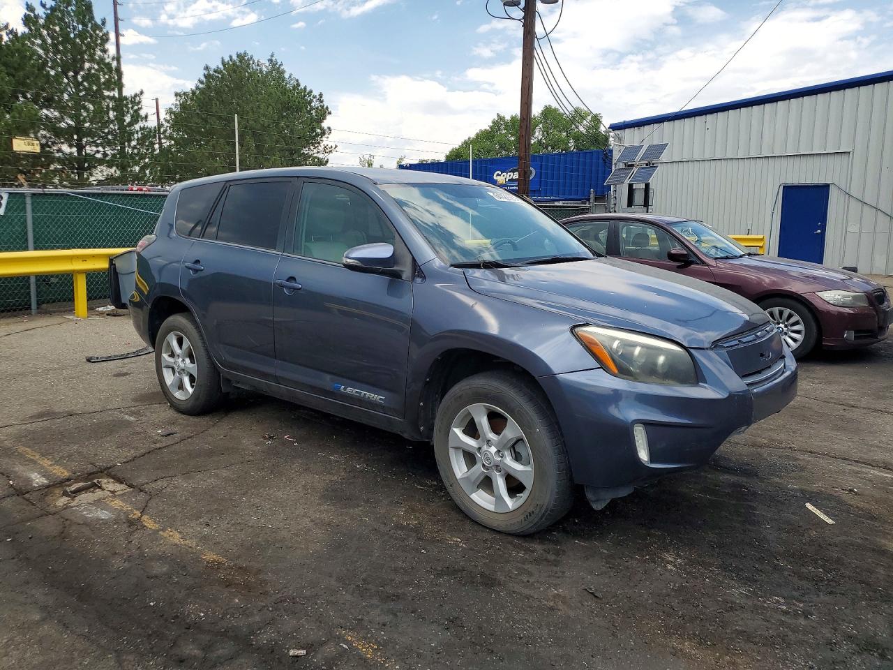 2013 Toyota Rav4 Ev Base Blue vin: 2T3YL4DV0DW001884