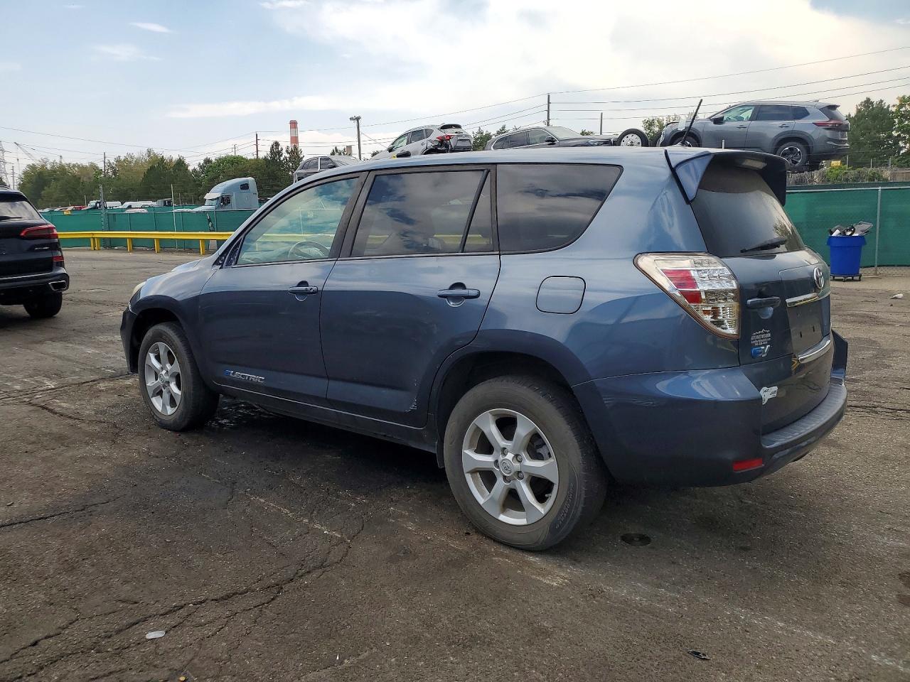 2013 Toyota Rav4 Ev Base Blue vin: 2T3YL4DV0DW001884