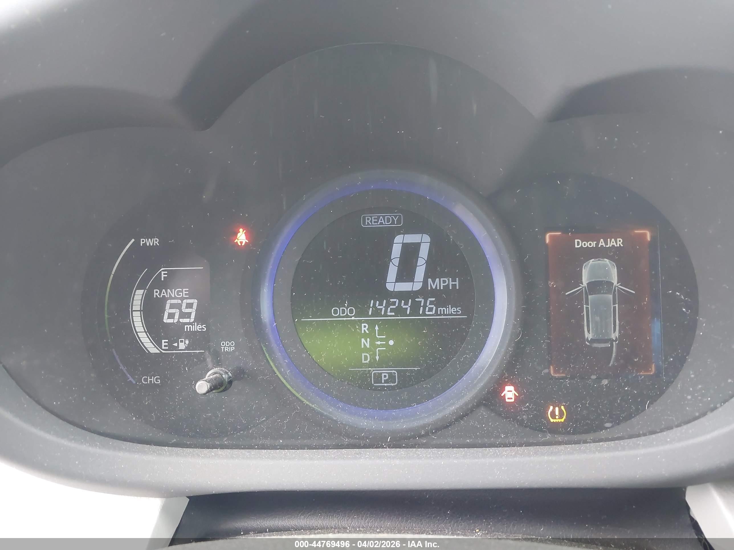 2013 Toyota Rav4 Ev   White vin: 2T3YL4DV0DW001920