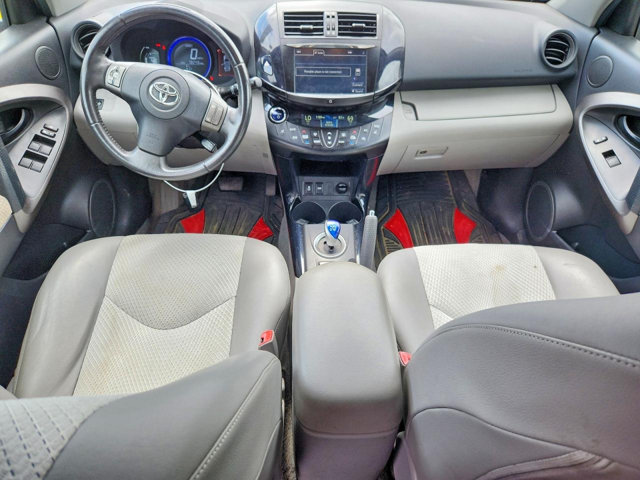 2014 Toyota Rav4 Ev Base White vin: 2T3YL4DV0EW003068