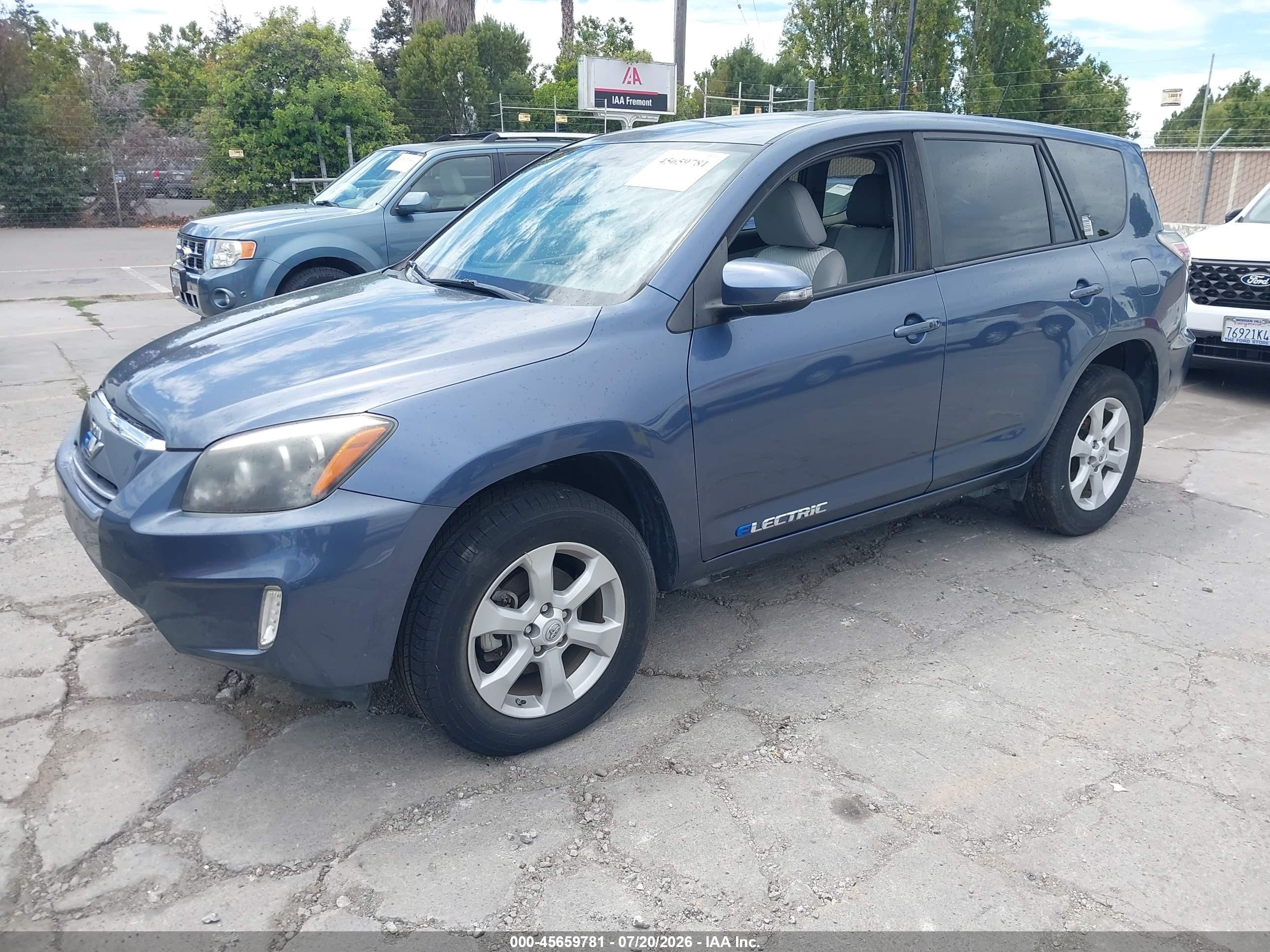 2014 Toyota Rav4 Ev Blue vin: 2T3YL4DV1EW002818