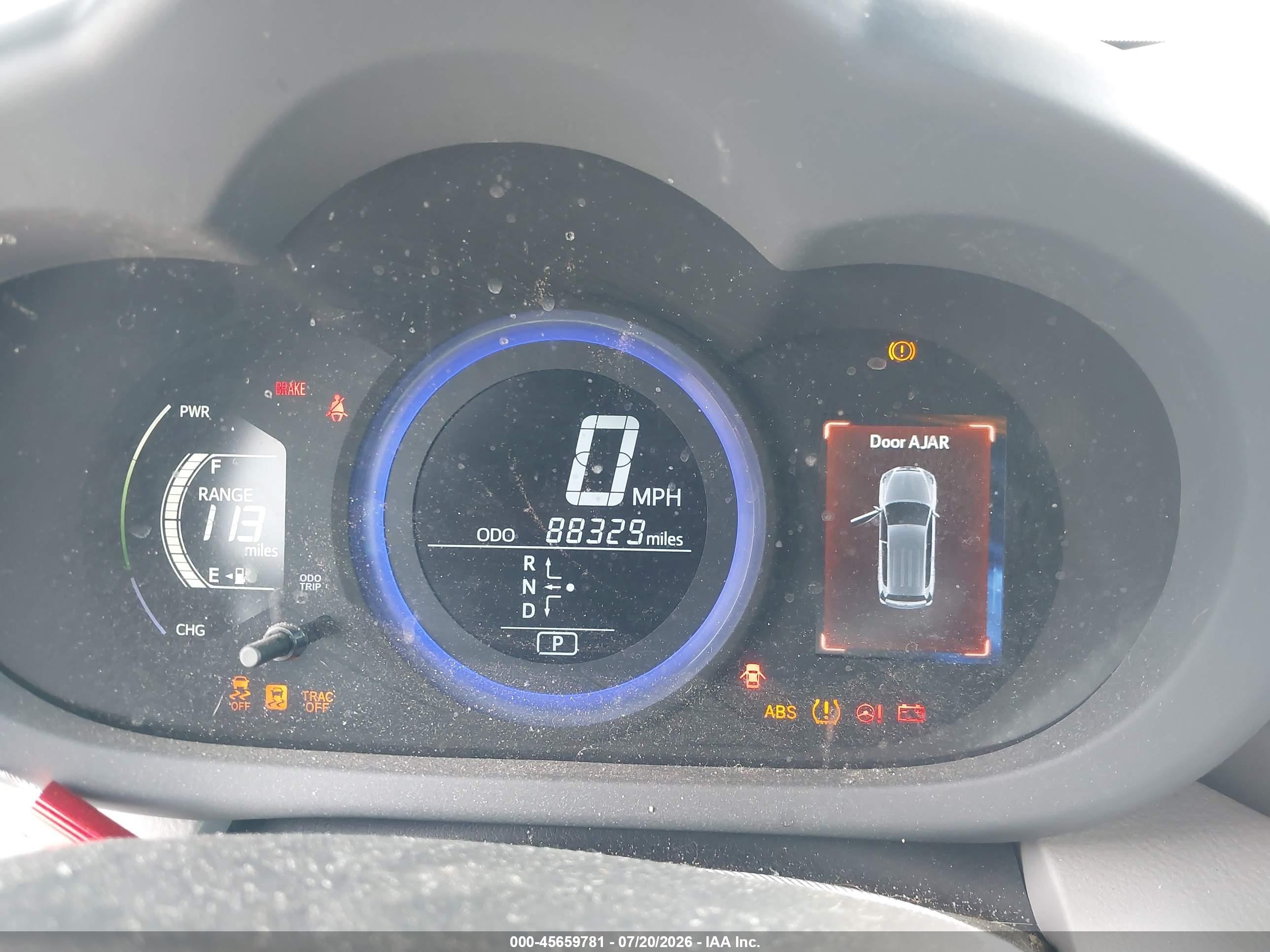 2014 Toyota Rav4 Ev Blue vin: 2T3YL4DV1EW002818