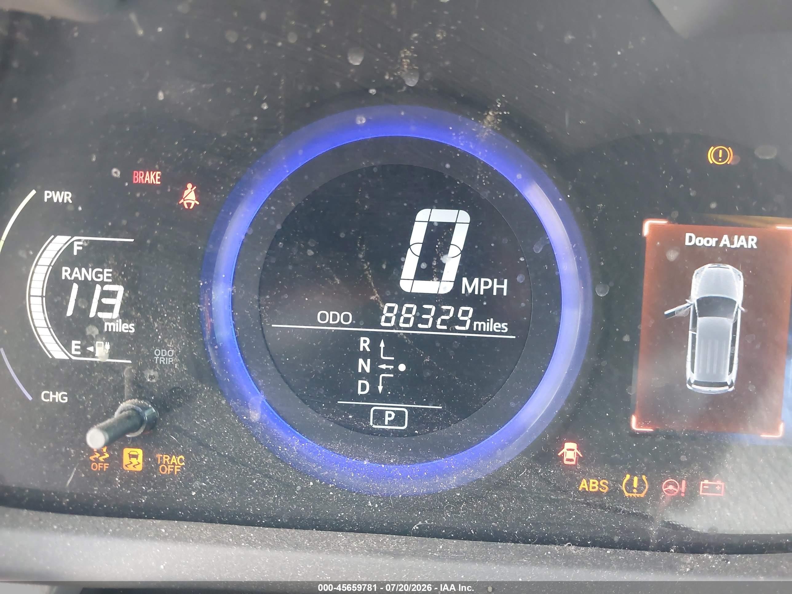 2014 Toyota Rav4 Ev Blue vin: 2T3YL4DV1EW002818