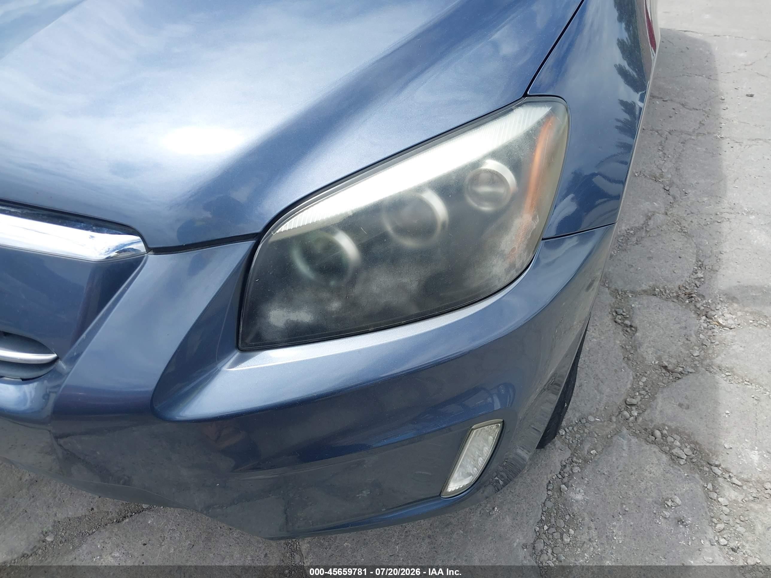 2014 Toyota Rav4 Ev Blue vin: 2T3YL4DV1EW002818