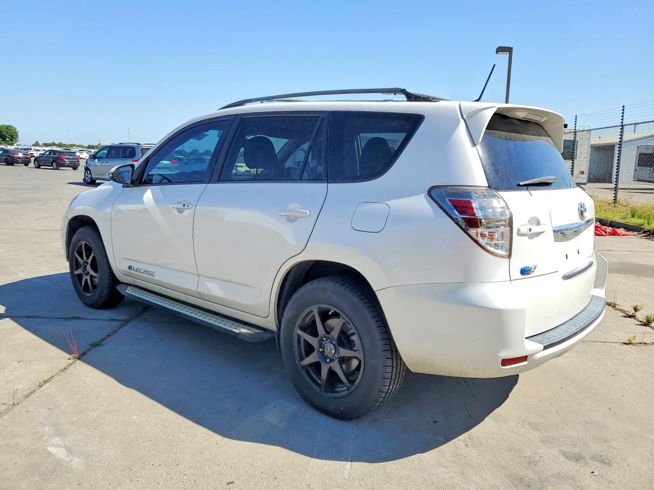 2012 Toyota Rav4 Ev Base White vin: 2T3YL4DV2CW001240